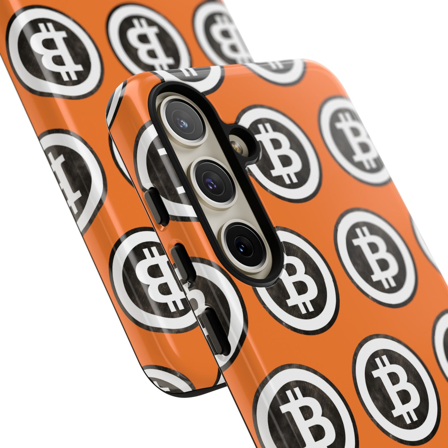 Phone Tough Case - B Logo Orange Background