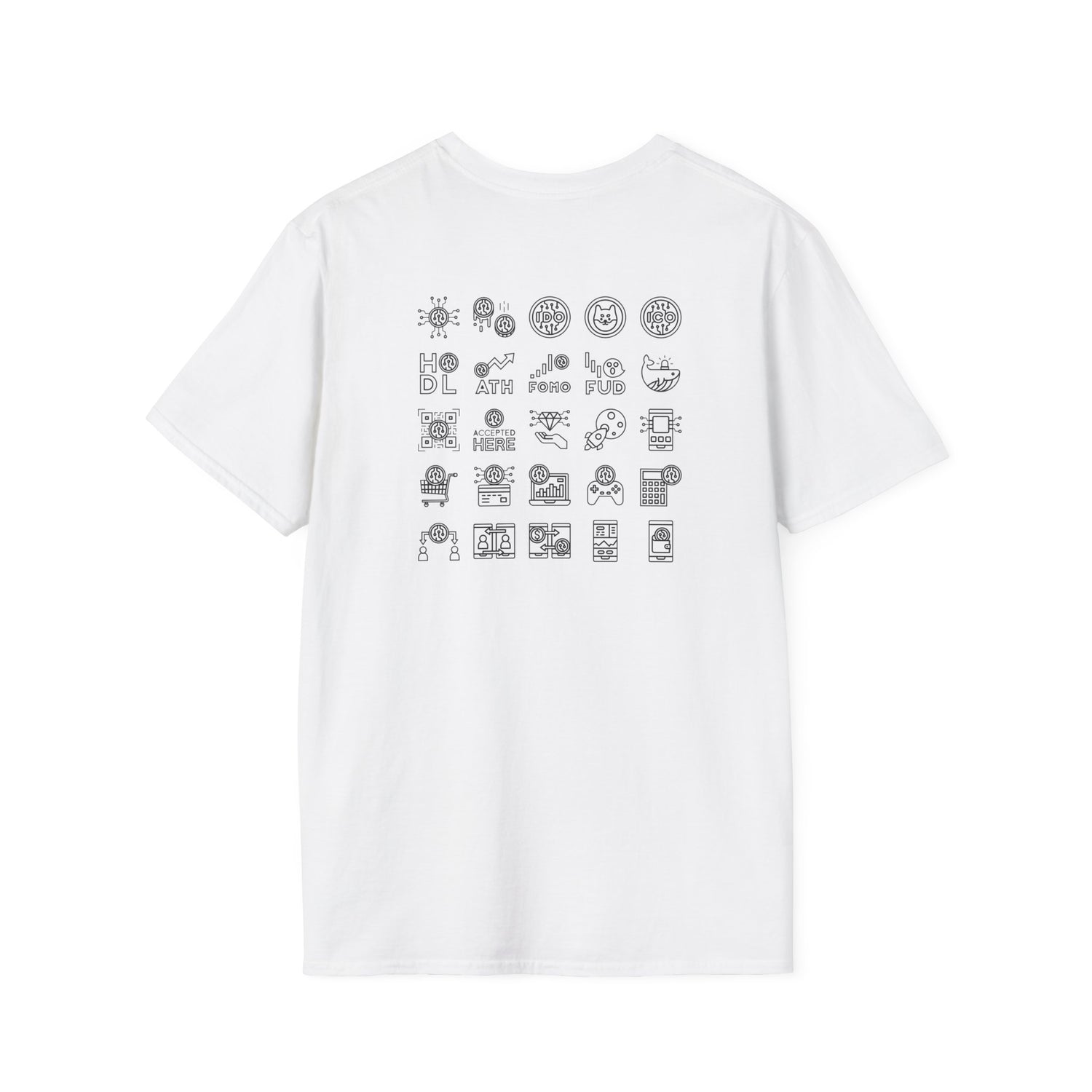 Crypto Symbols - Cotton T-Shirt