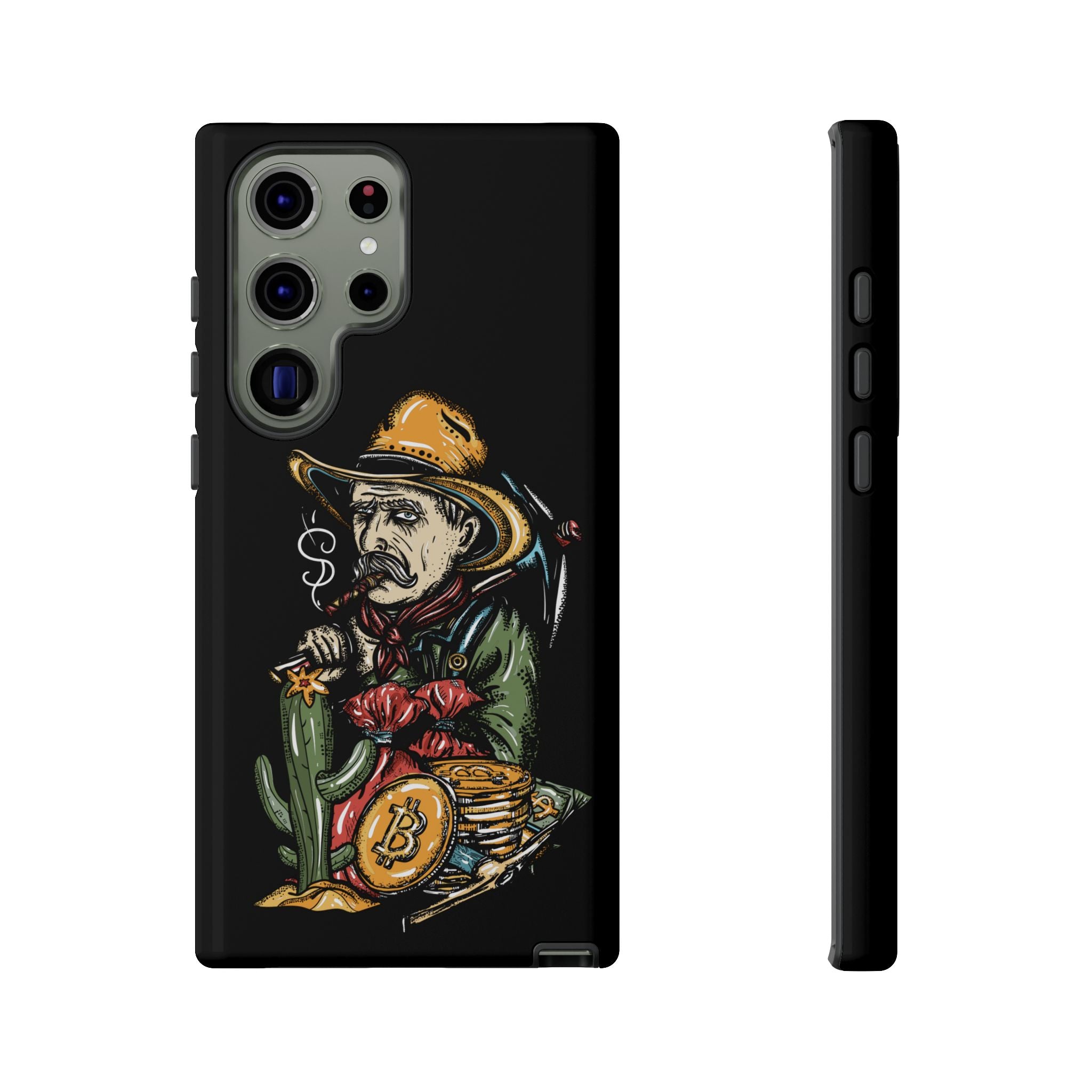 Phone Tough Case - Bitcoin Smoking Man