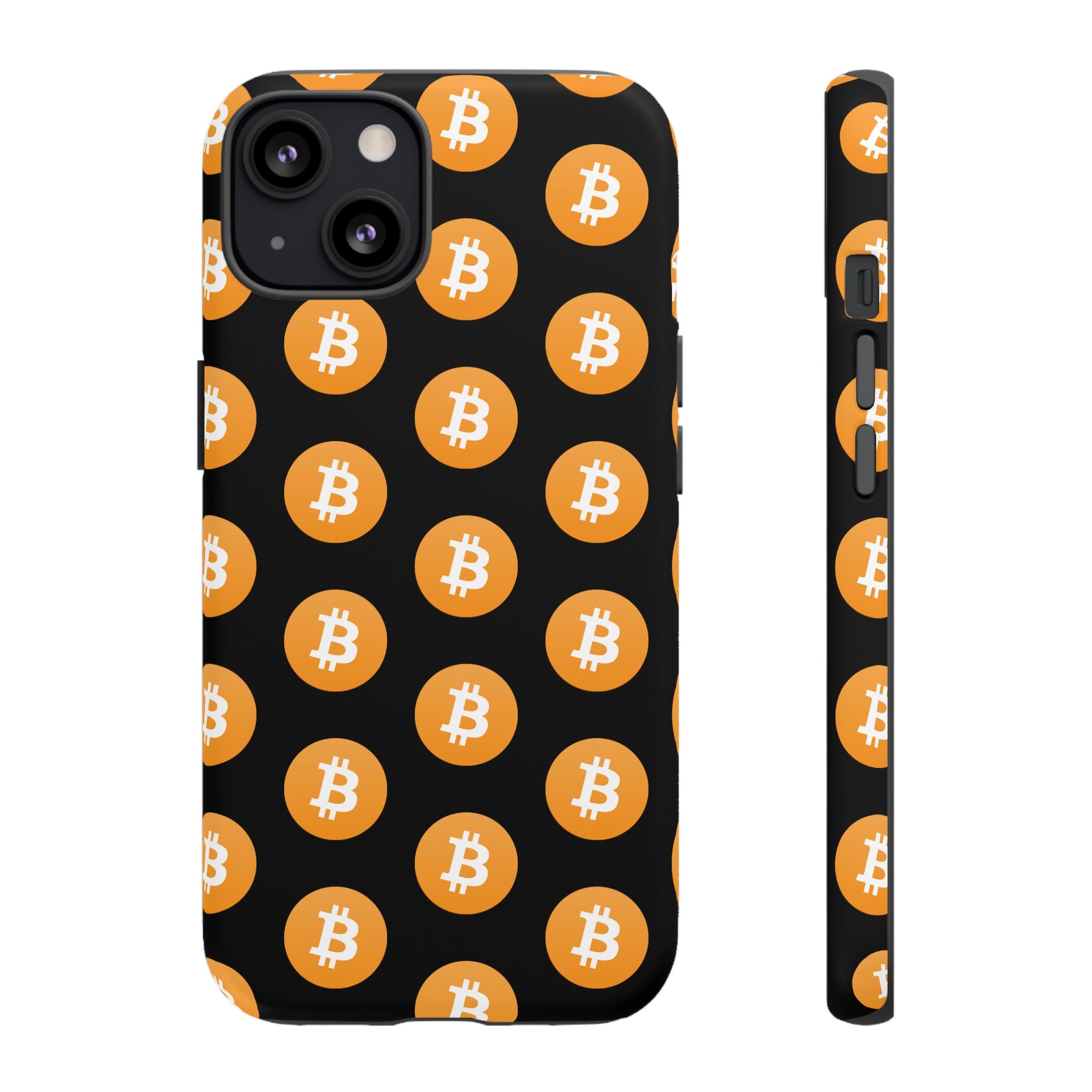 Phone Tough Case - Bitcoin Black Background