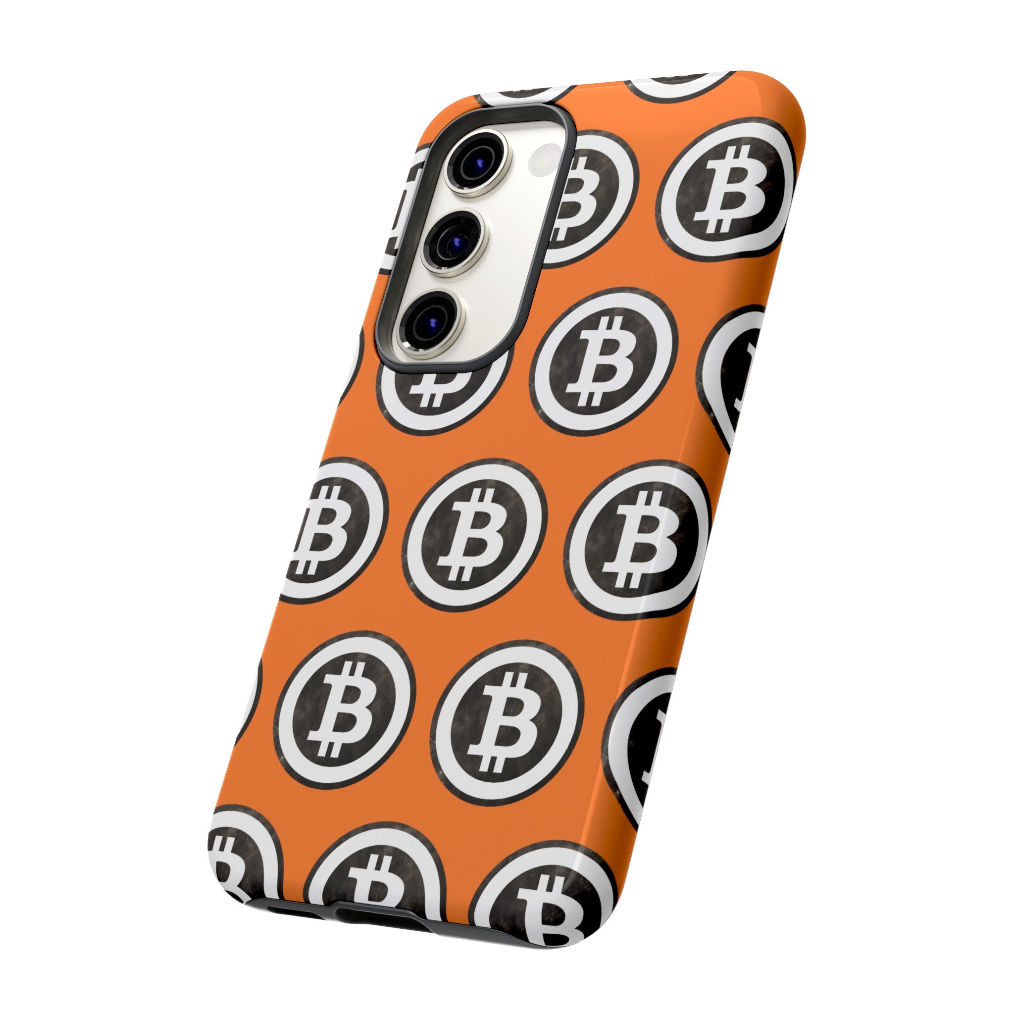 Phone Tough Case - B Logo Orange Background