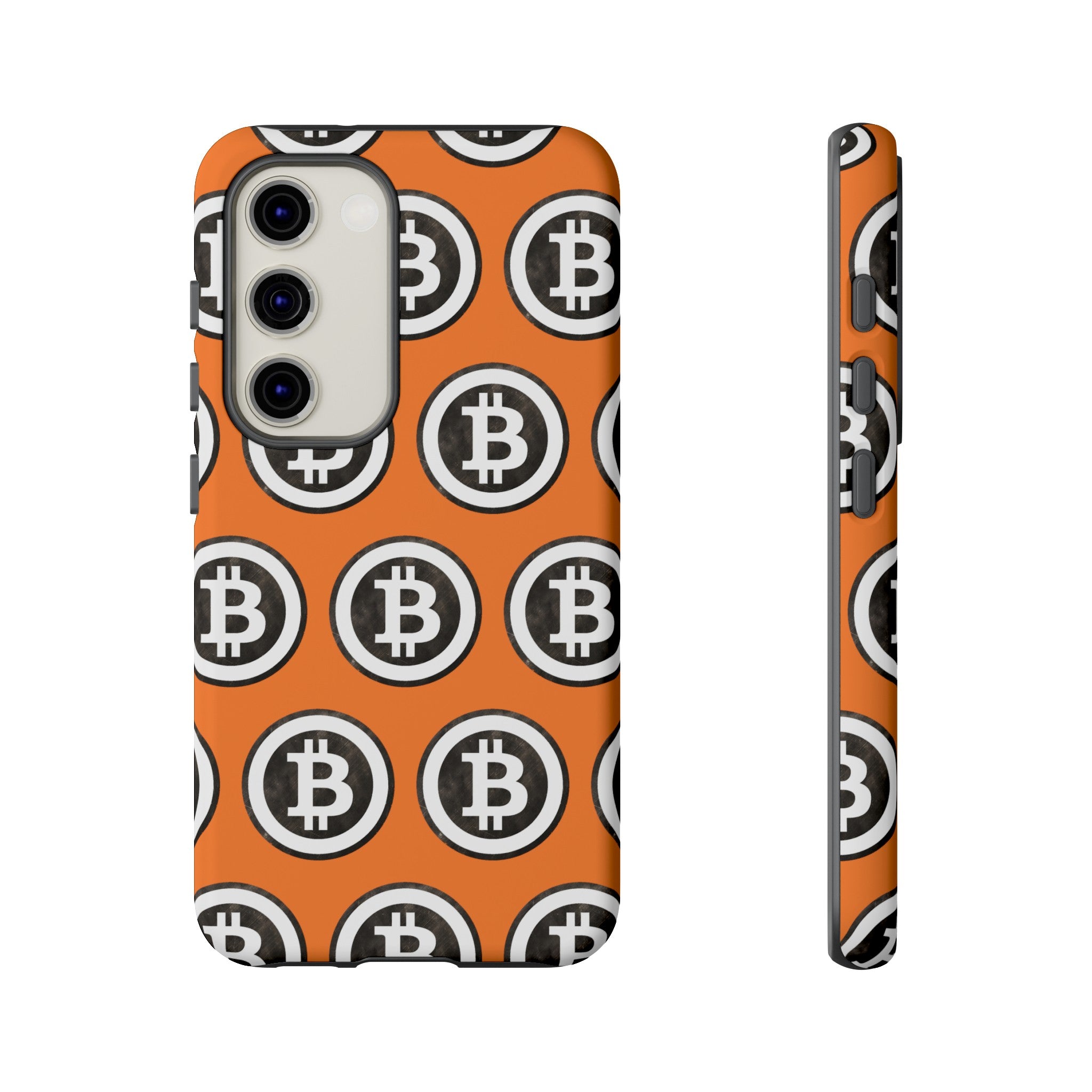 Phone Tough Case - B Logo Orange Background