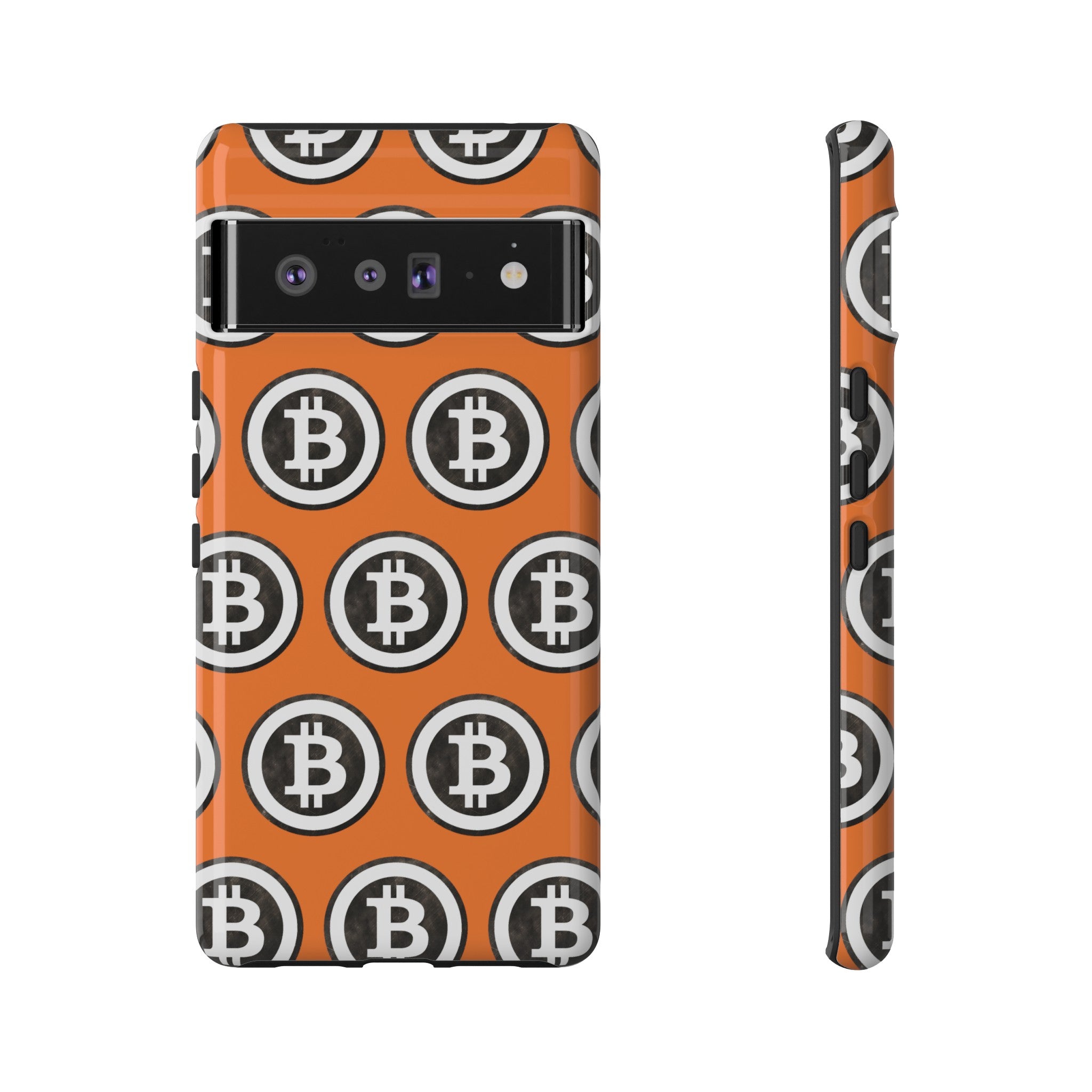 Phone Tough Case - B Logo Orange Background