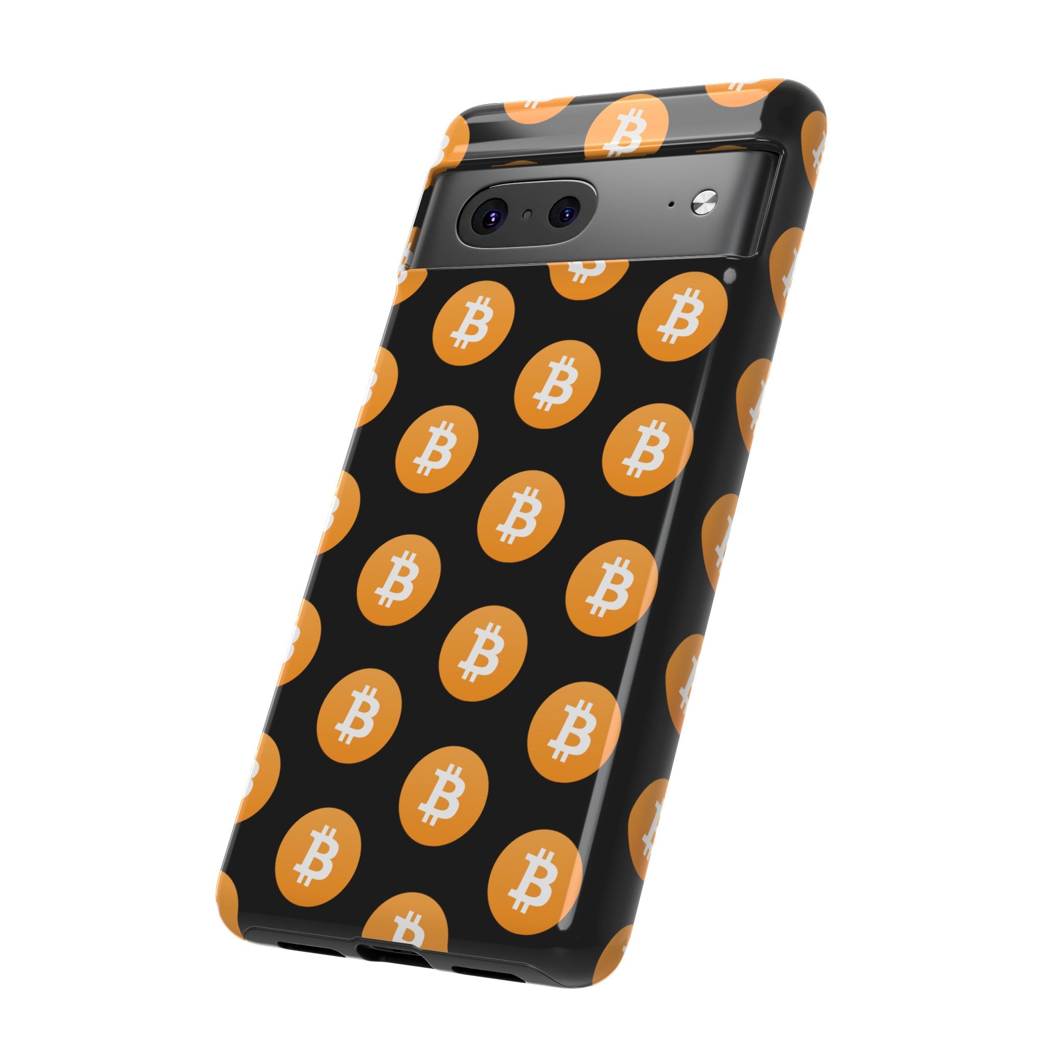 Phone Tough Case - Bitcoin Black Background