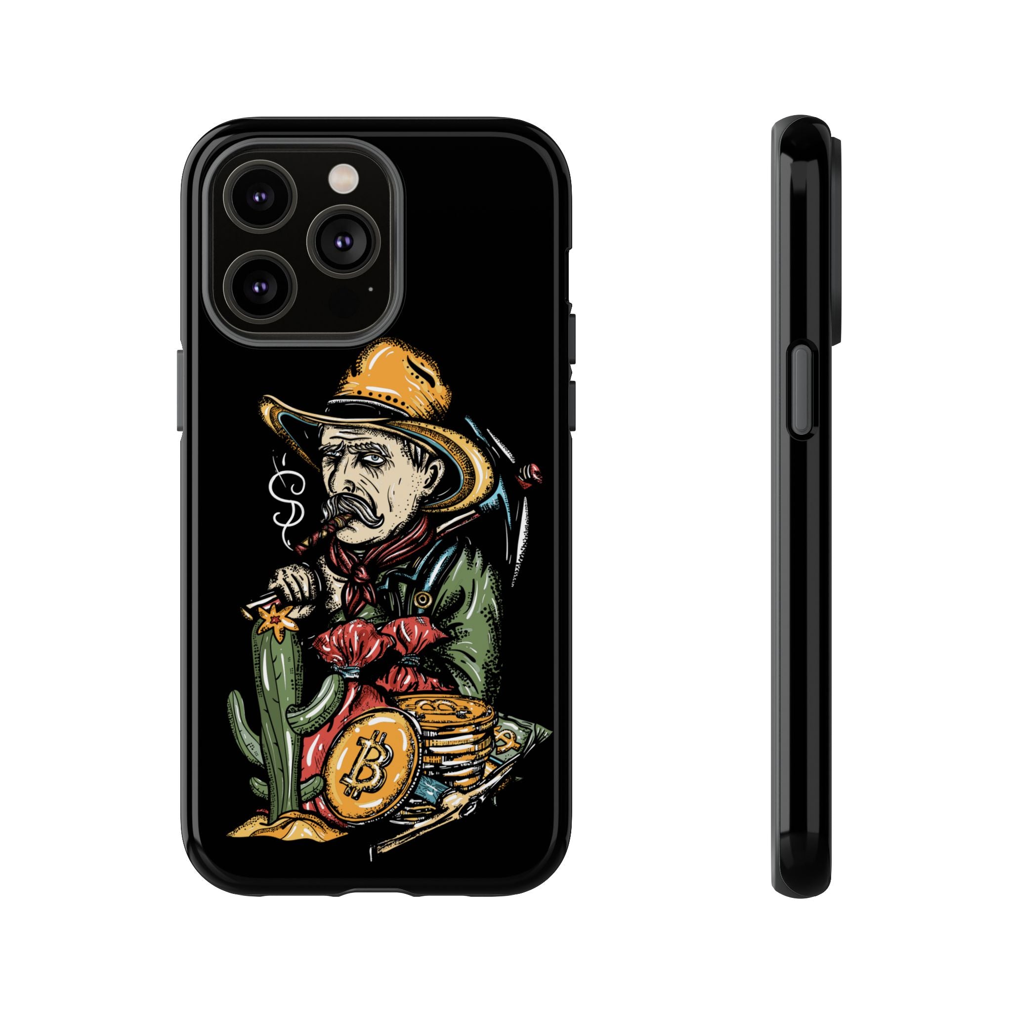 Phone Tough Case - Bitcoin Smoking Man