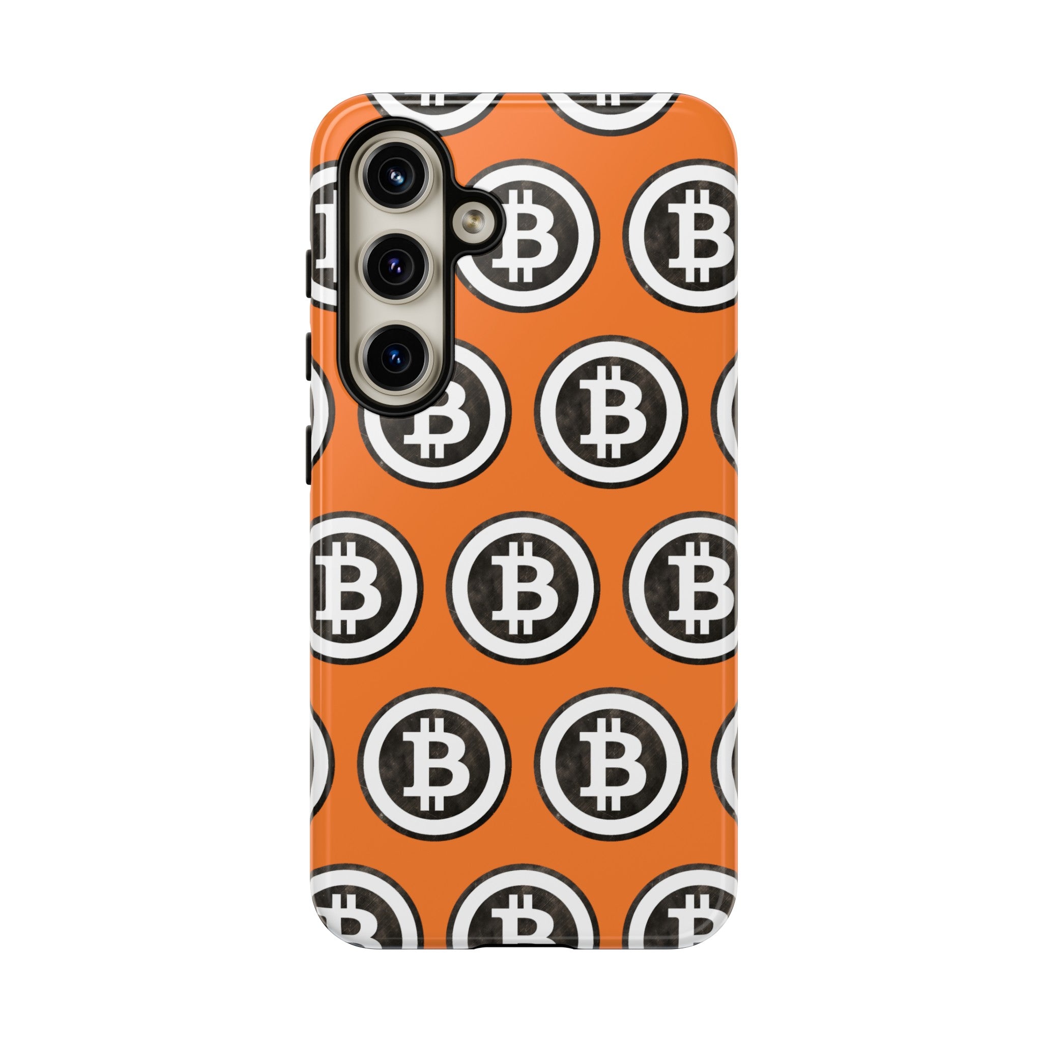 Phone Tough Case - B Logo Orange Background