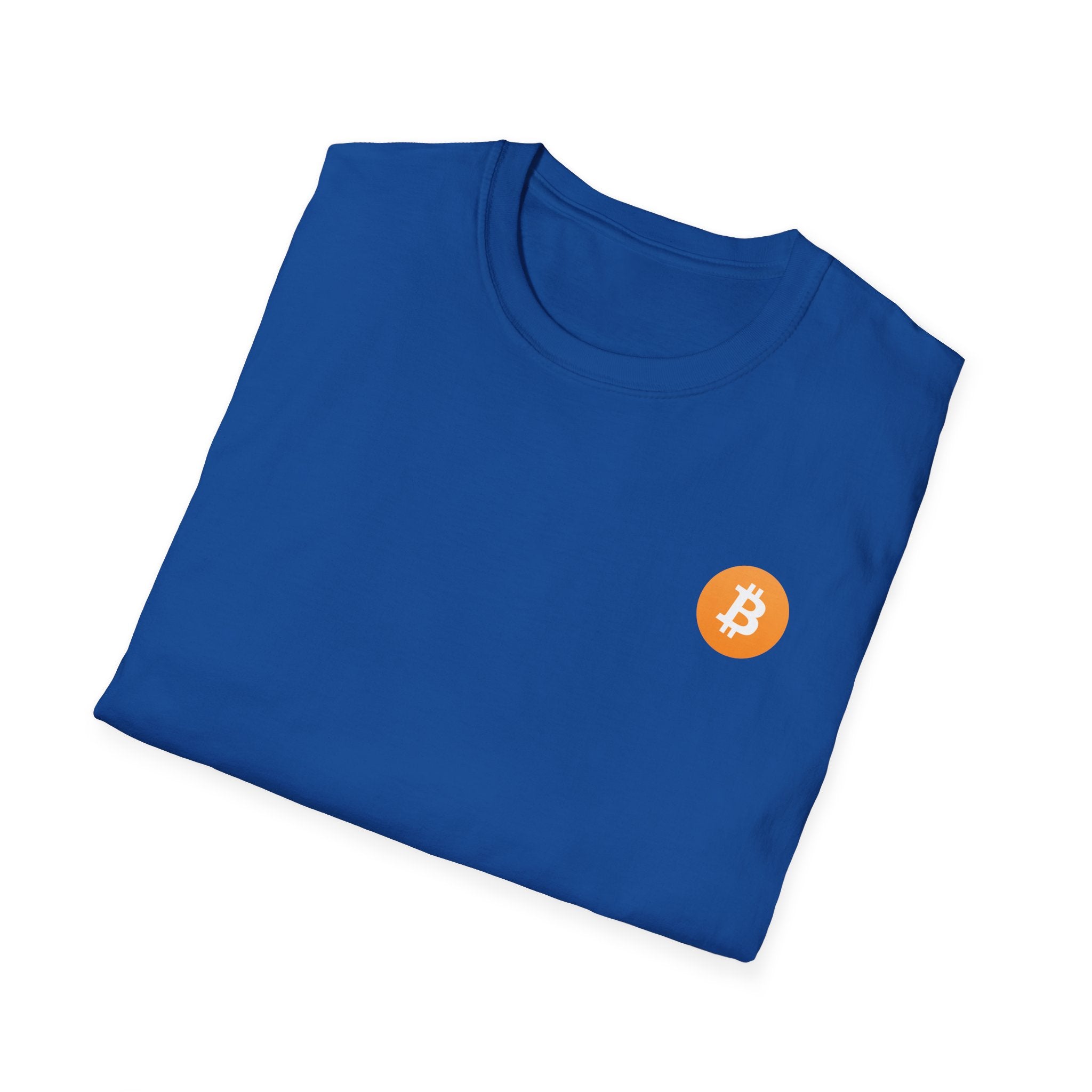 Bitcoin Logo Small - Cotton T-Shirt