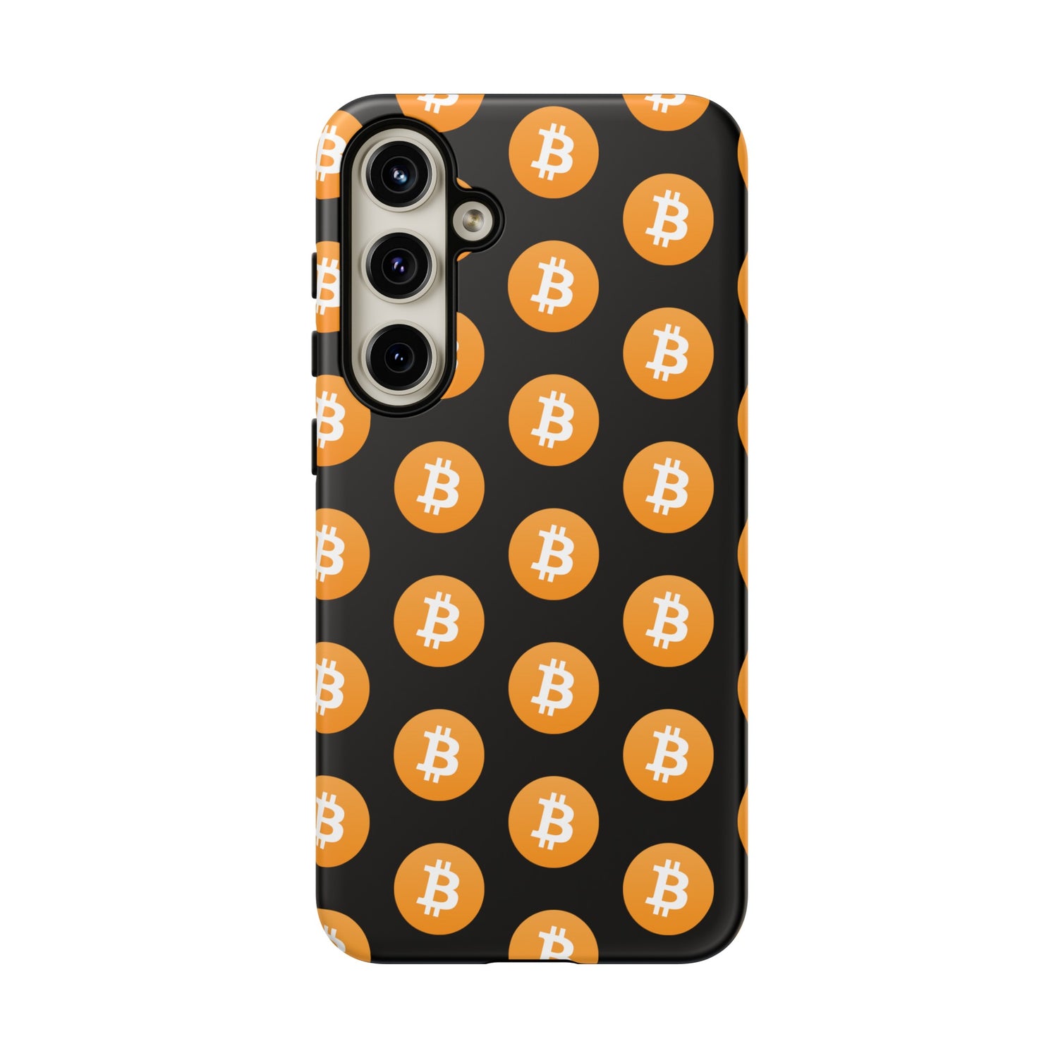 Phone Tough Case - Bitcoin Black Background