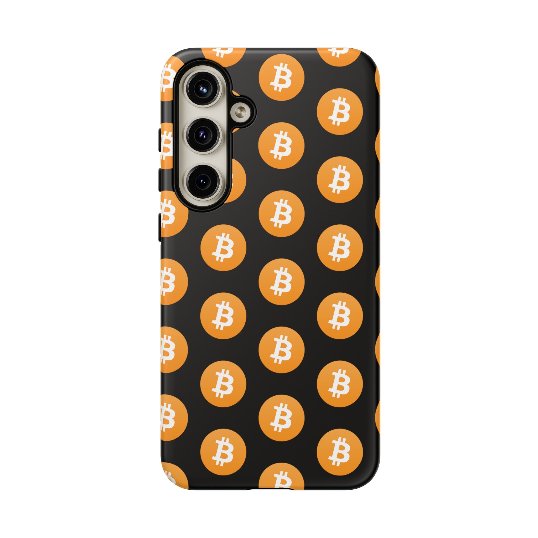Phone Tough Case - Bitcoin Black Background