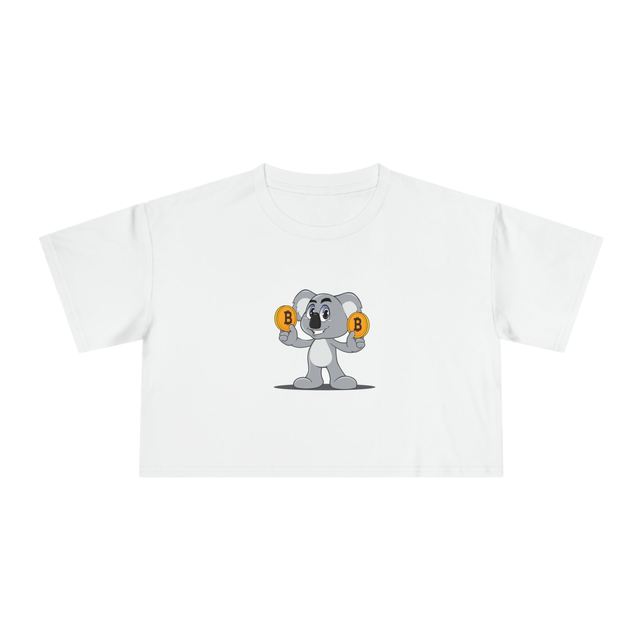 Crop Tee - Bitcoin Koala