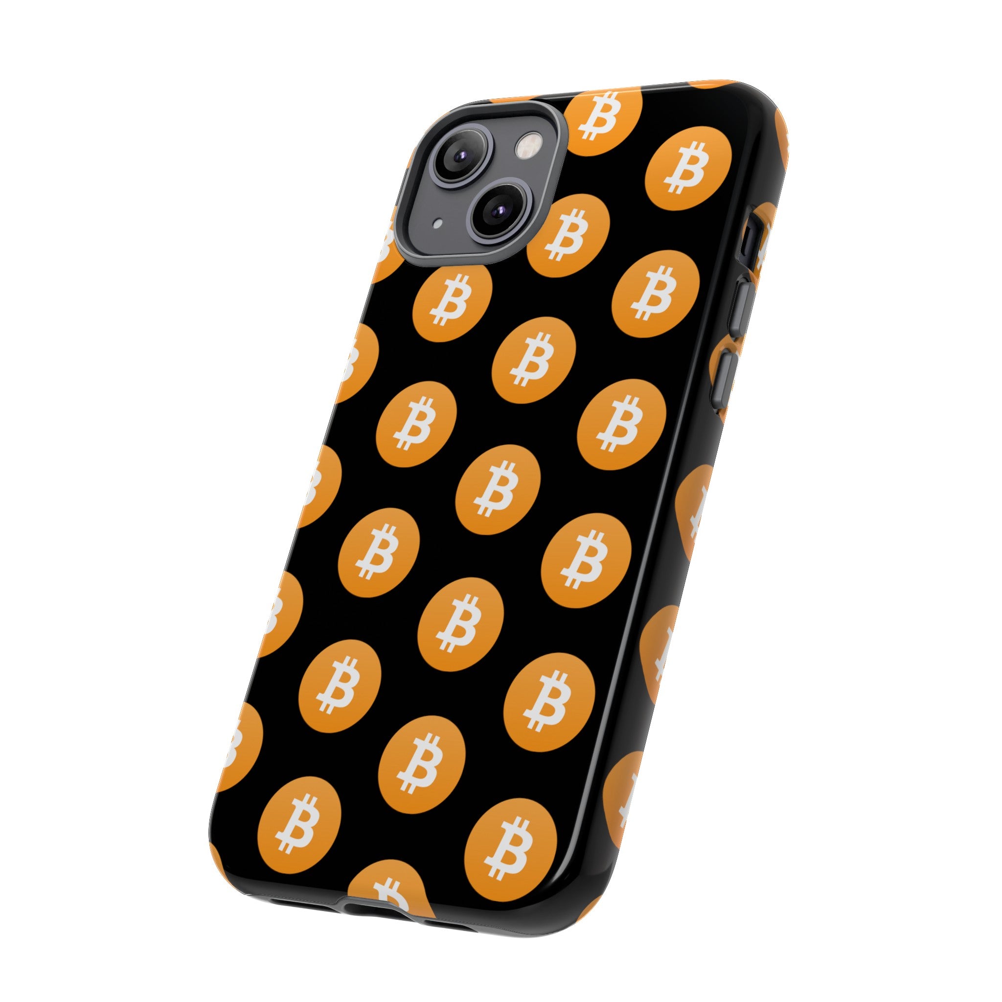 Phone Tough Case - Bitcoin Black Background
