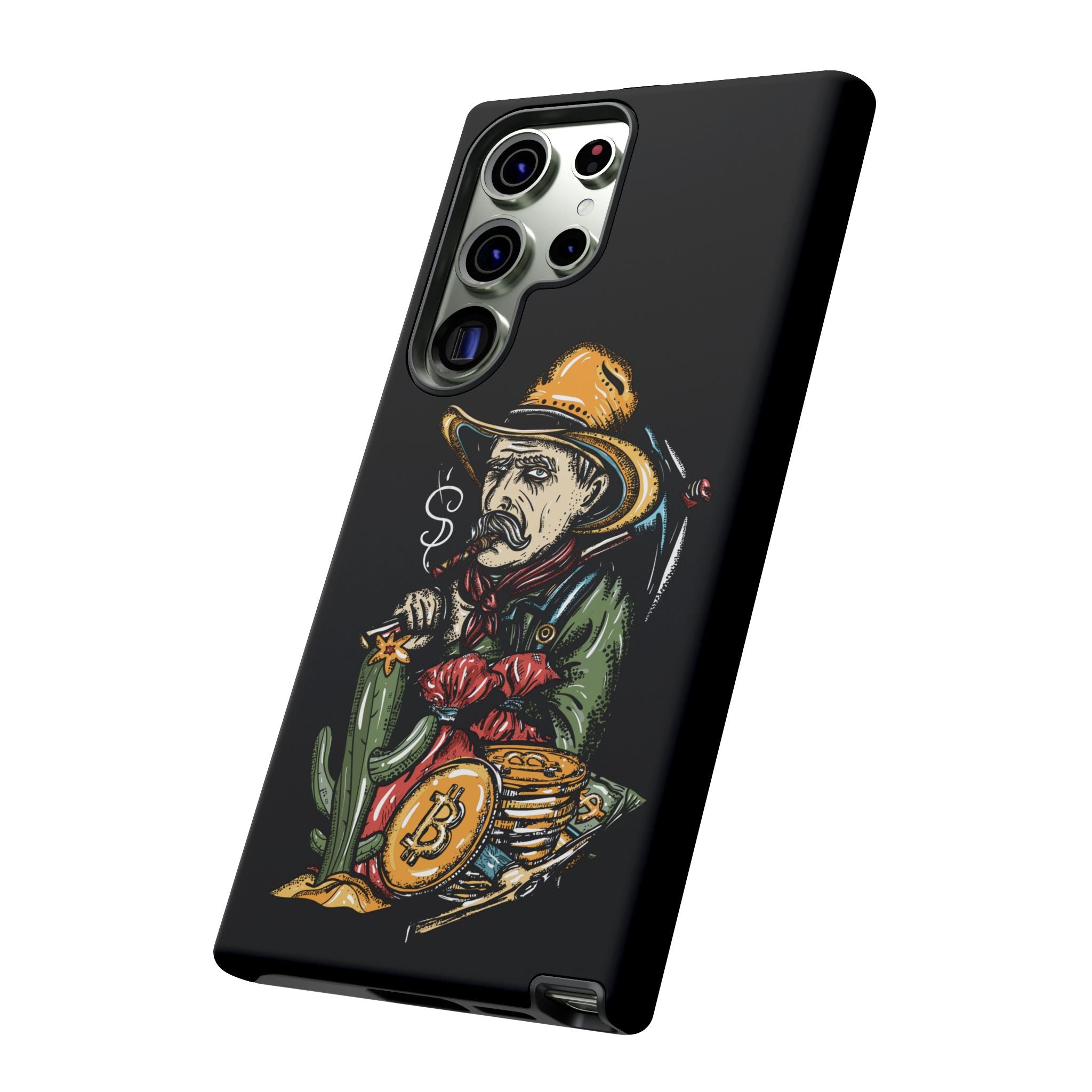 Phone Tough Case - Bitcoin Smoking Man