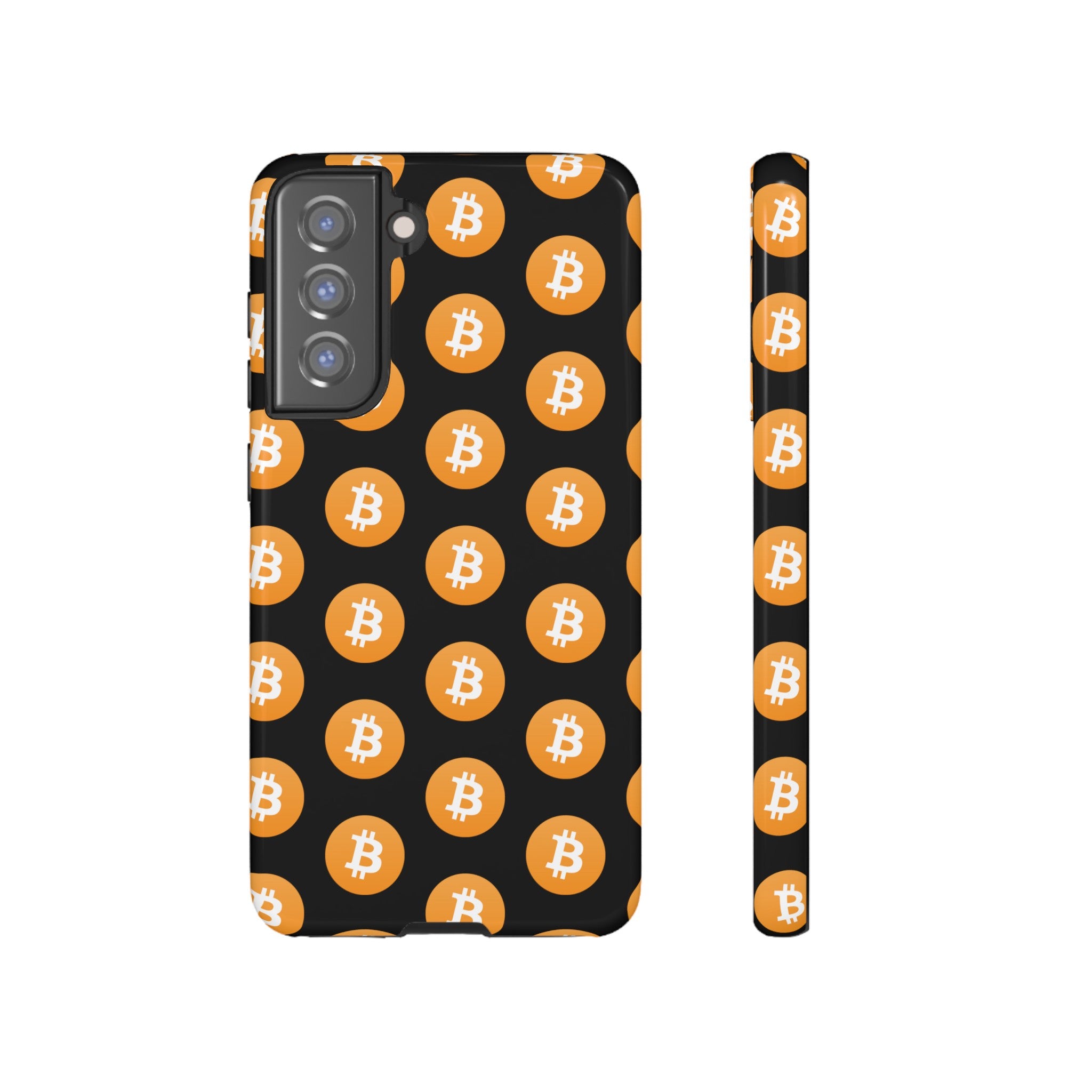 Phone Tough Case - Bitcoin Black Background