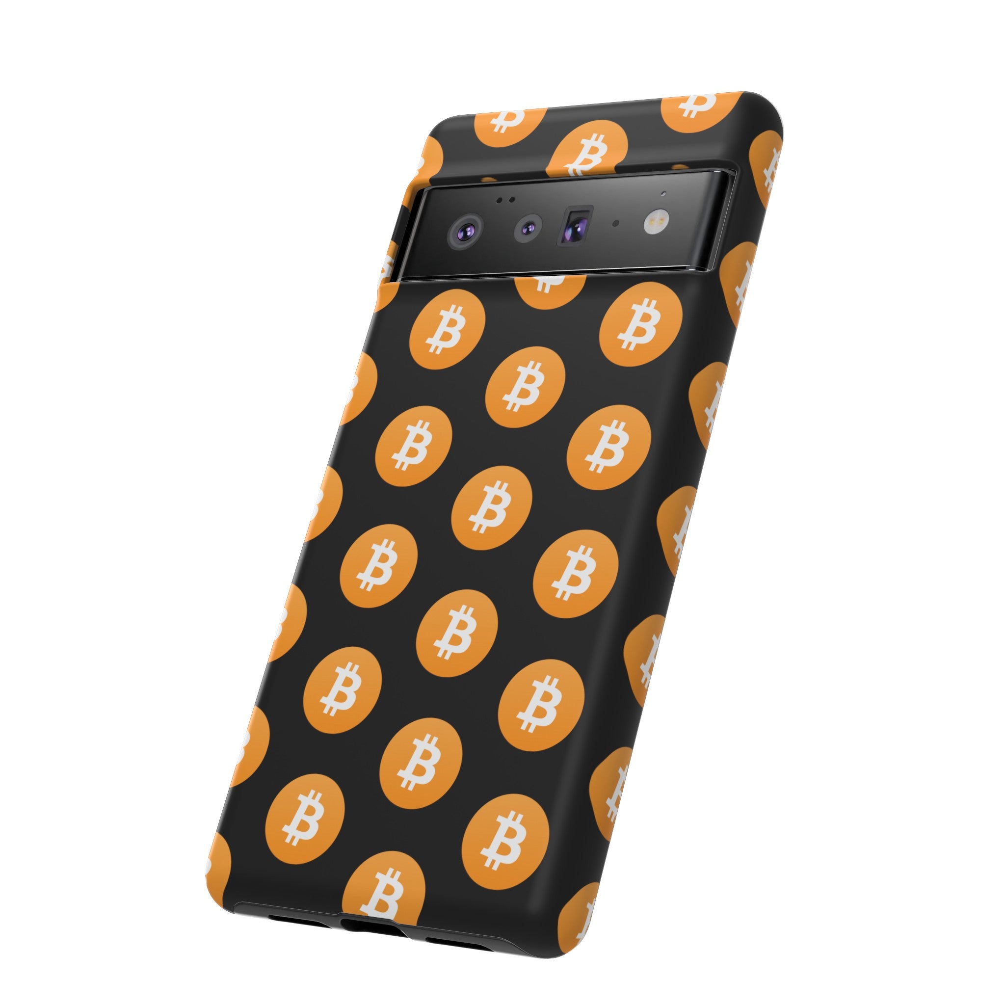 Phone Tough Case - Bitcoin Black Background
