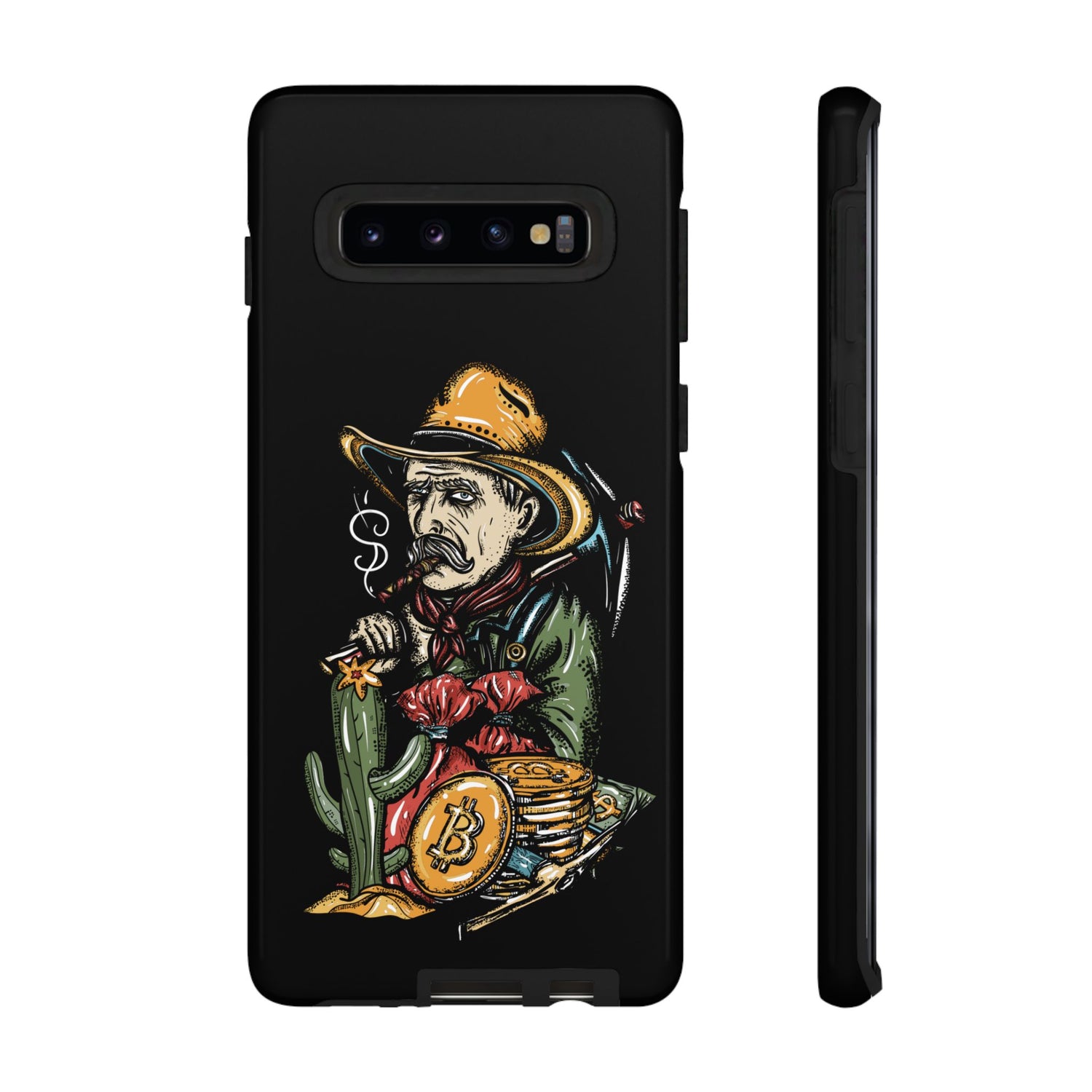 Phone Tough Case - Bitcoin Smoking Man