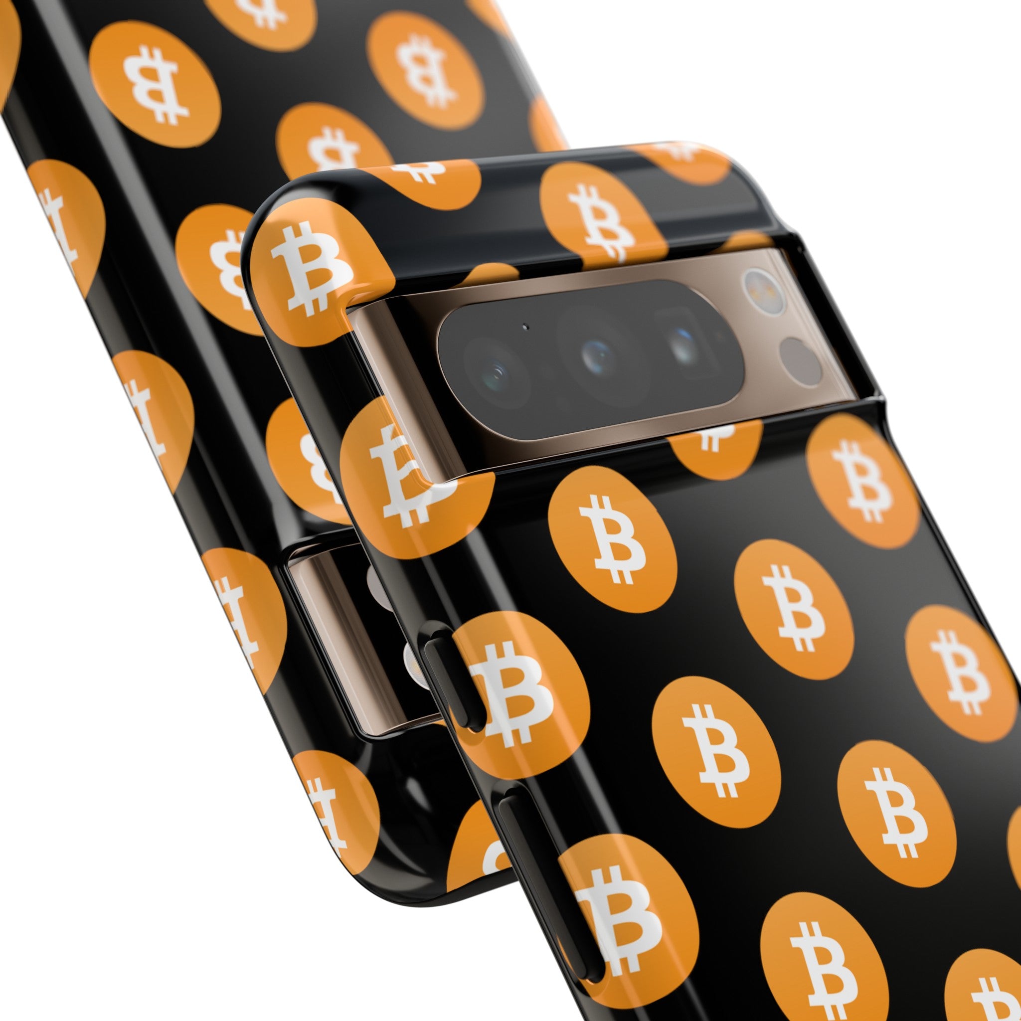 Phone Tough Case - Bitcoin Black Background
