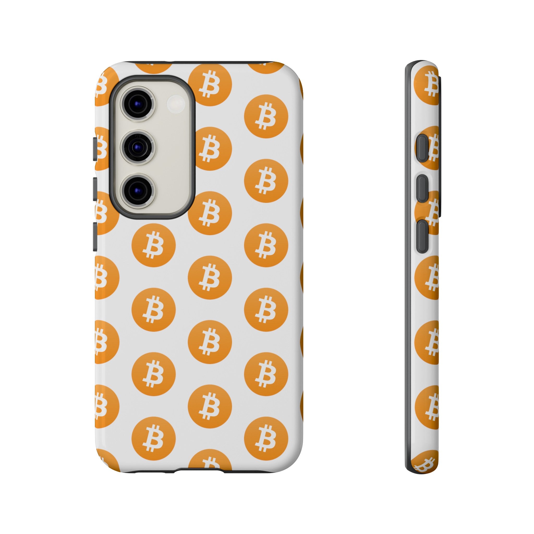 Phone Tough Case - Bitcoin White Background