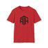 Red crypto t-shirt with ATH (All Time High) in black