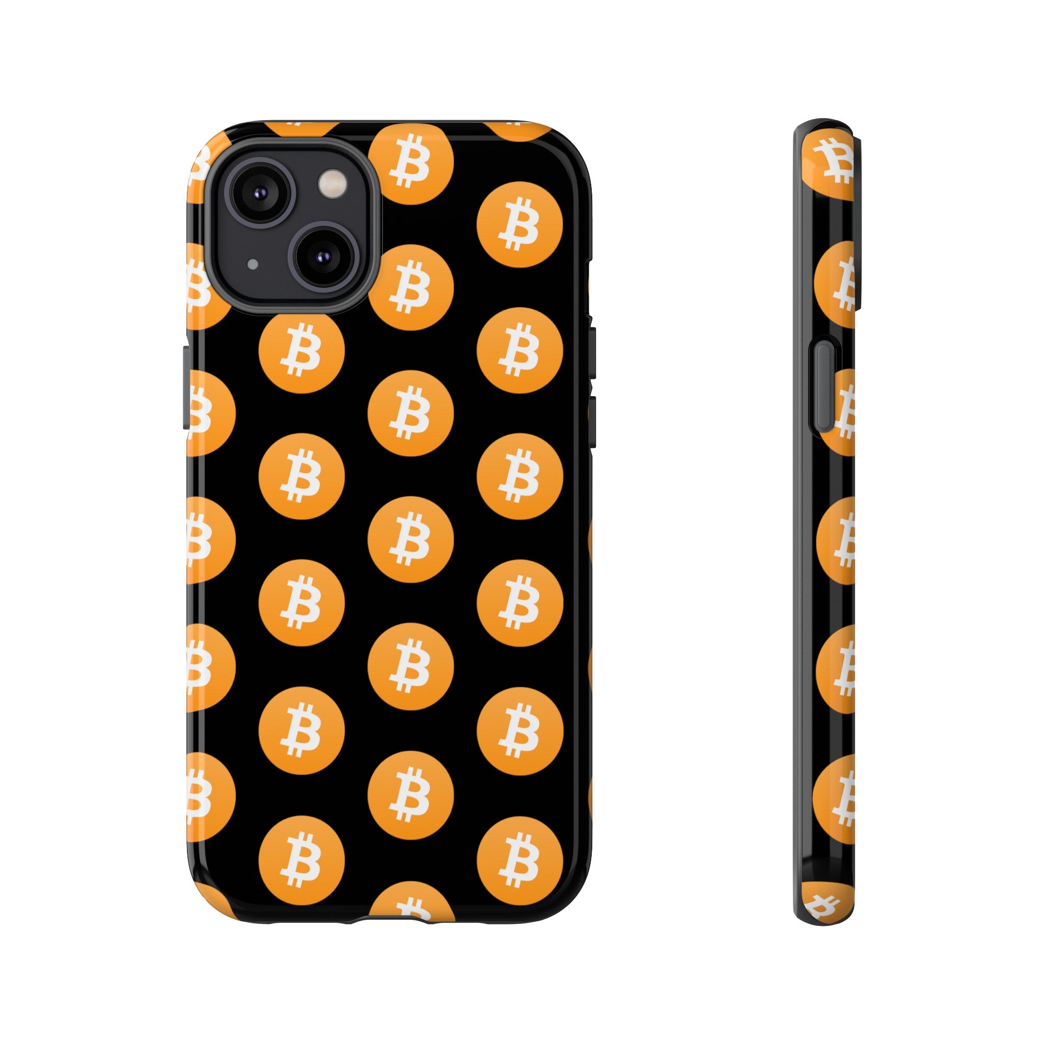 Phone Tough Case - Bitcoin Black Background