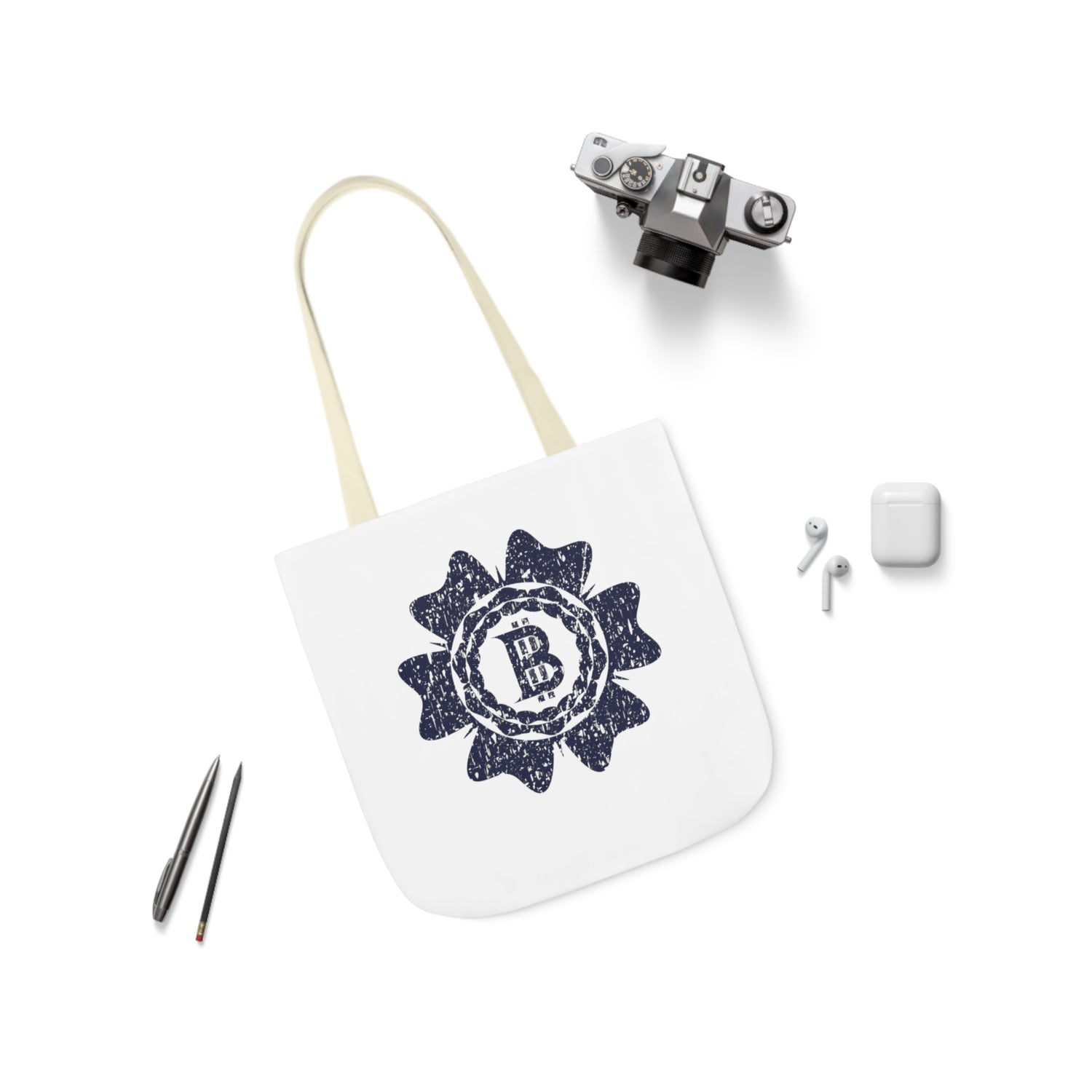 Canvas Tote Bag - Bitcoin Stamp