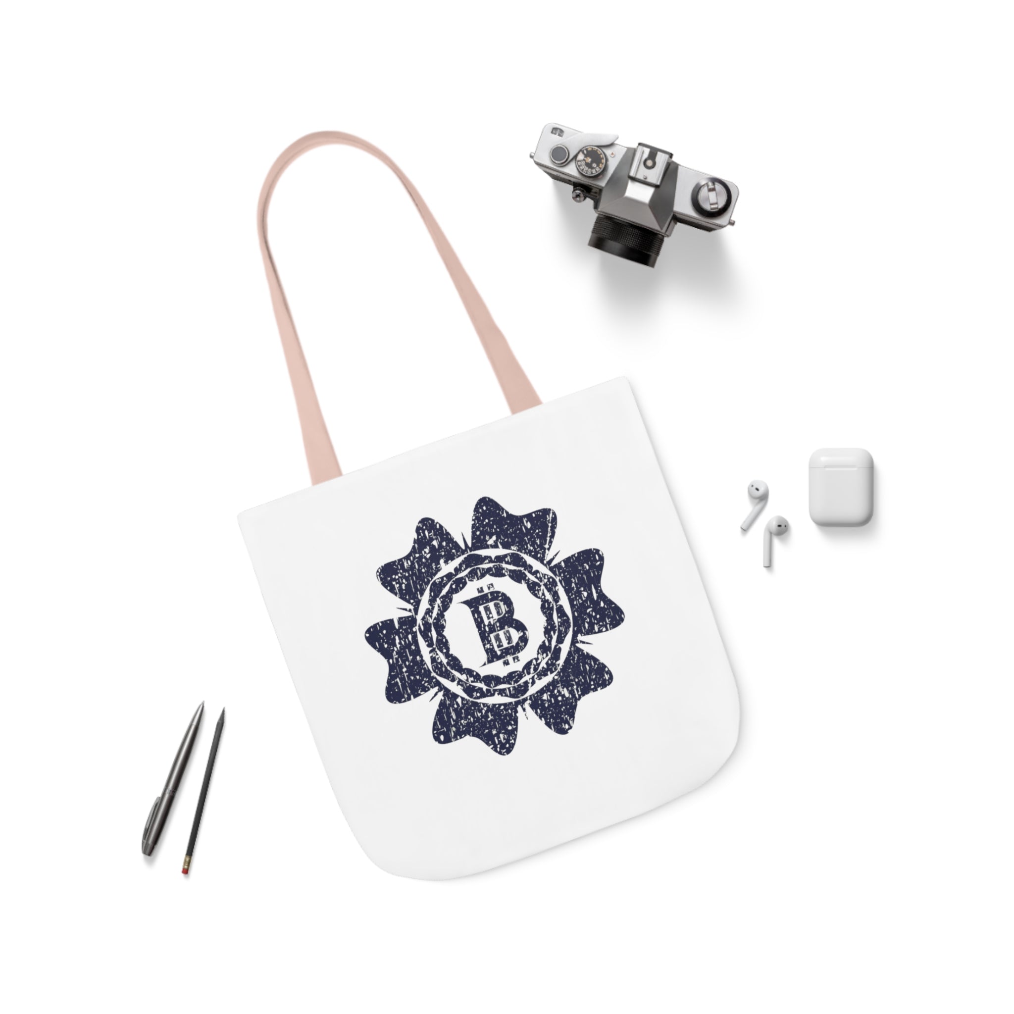 Canvas Tote Bag - Bitcoin Stamp