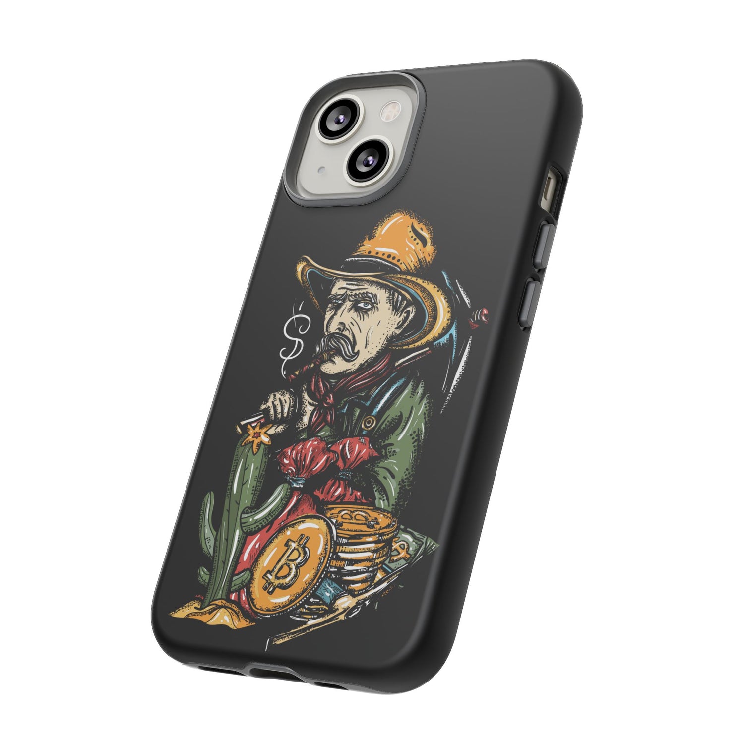 Phone Tough Case - Bitcoin Smoking Man
