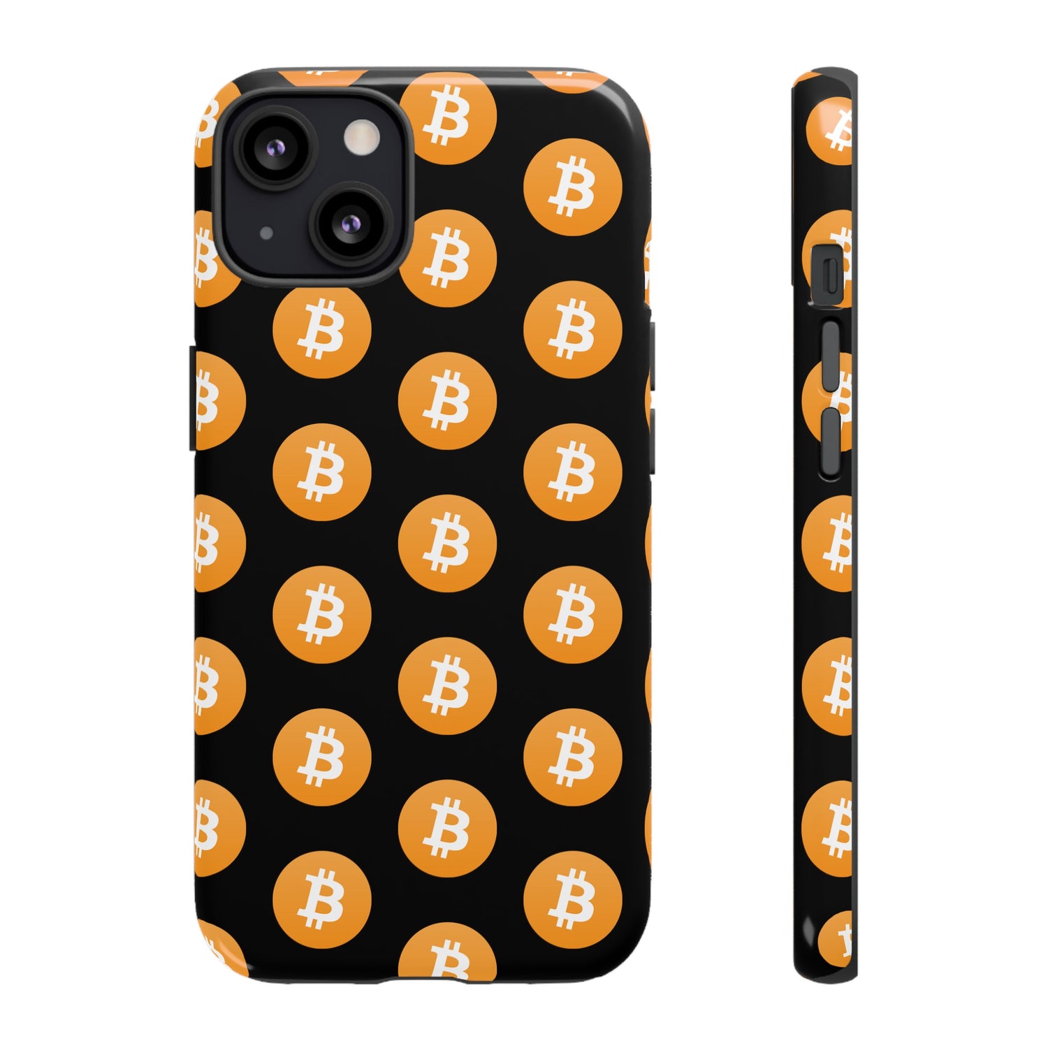 Phone Tough Case - Bitcoin Black Background