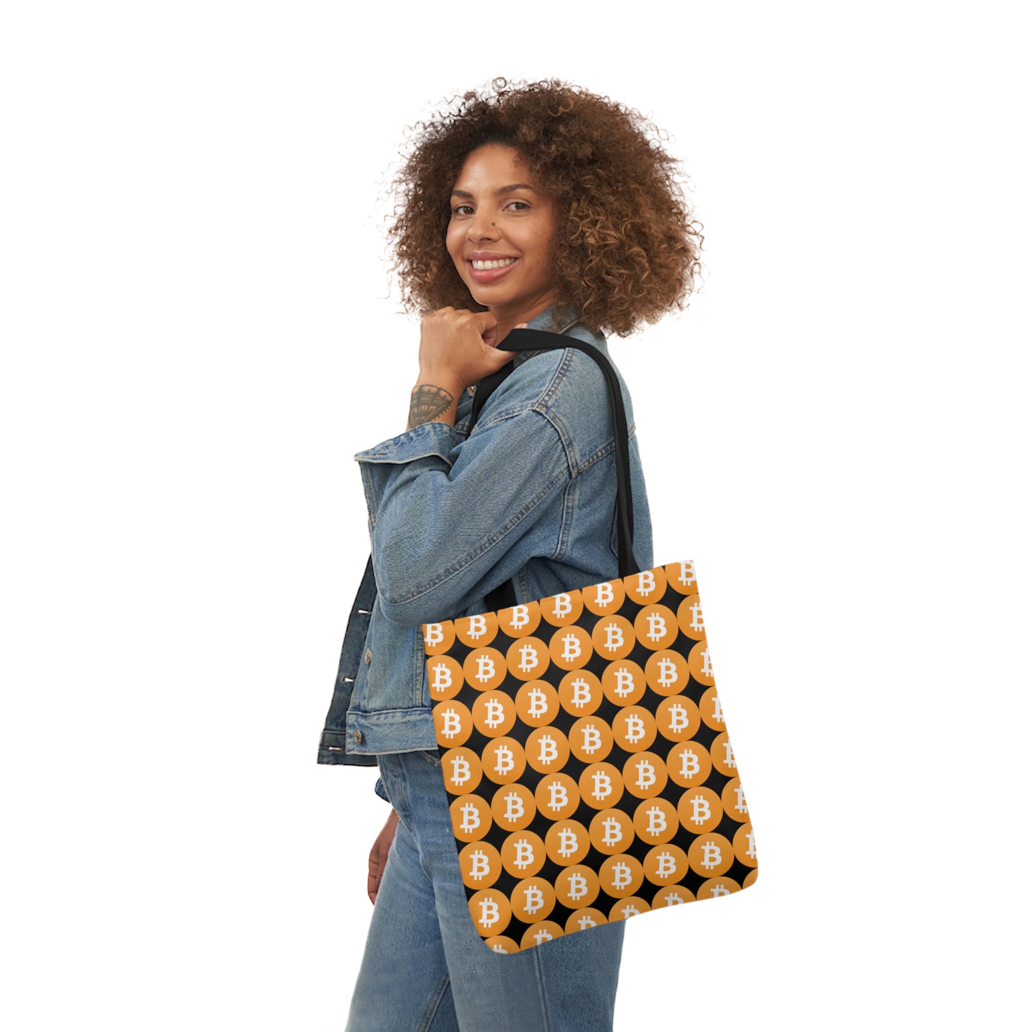 Canvas Tote Bag - Bitcoin Logo