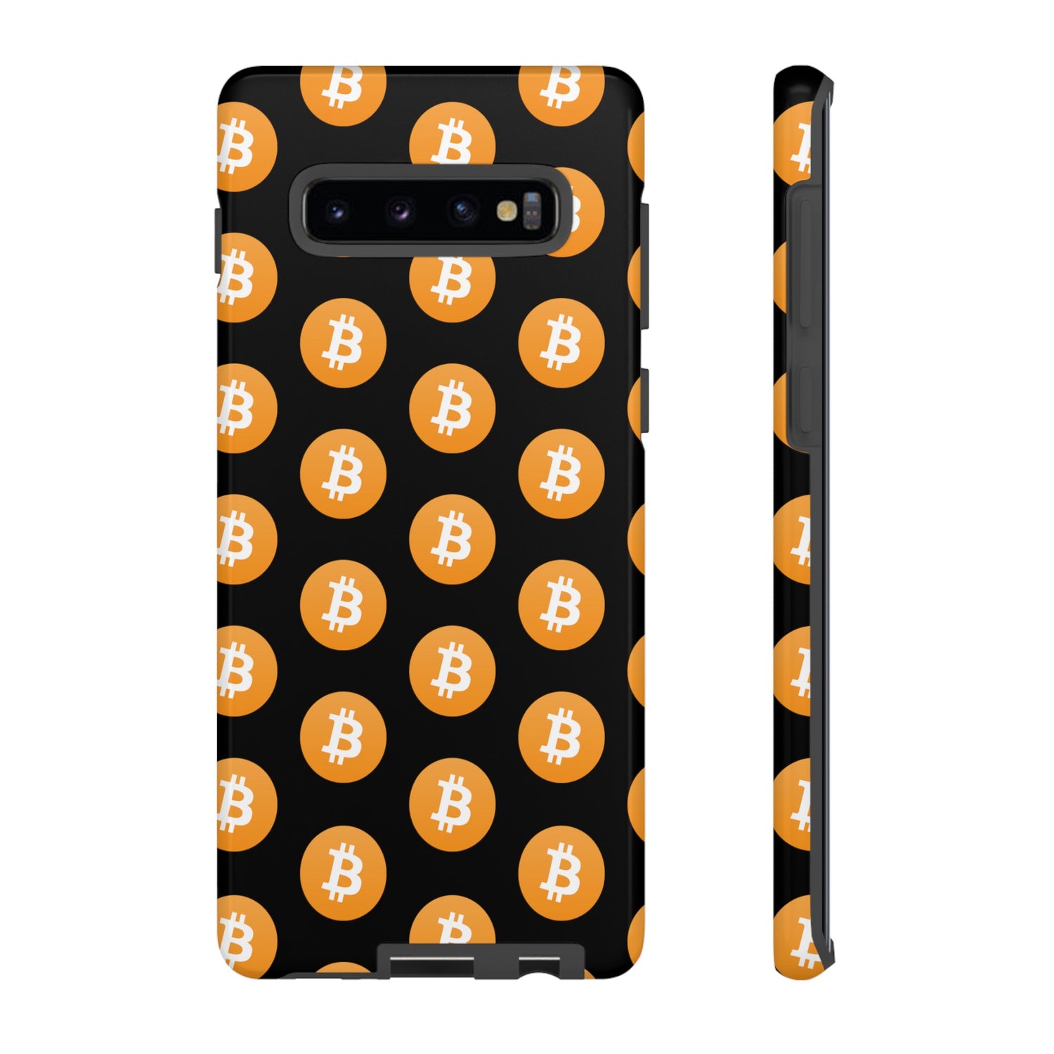 Phone Tough Case - Bitcoin Black Background