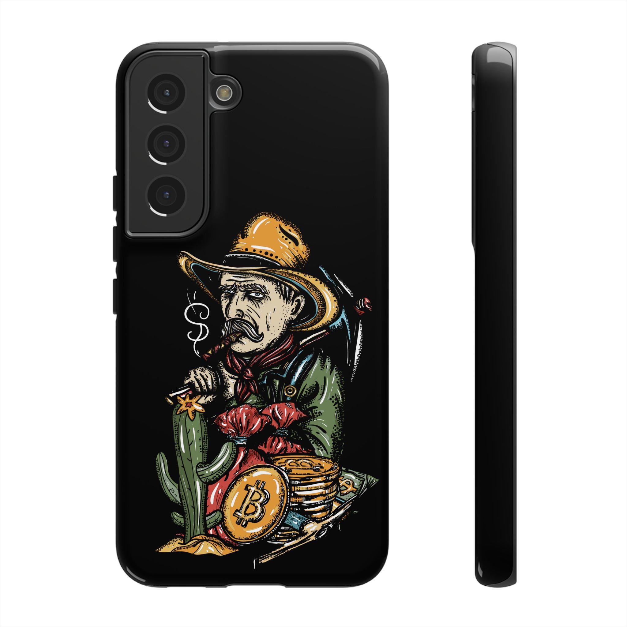 Phone Tough Case - Bitcoin Smoking Man