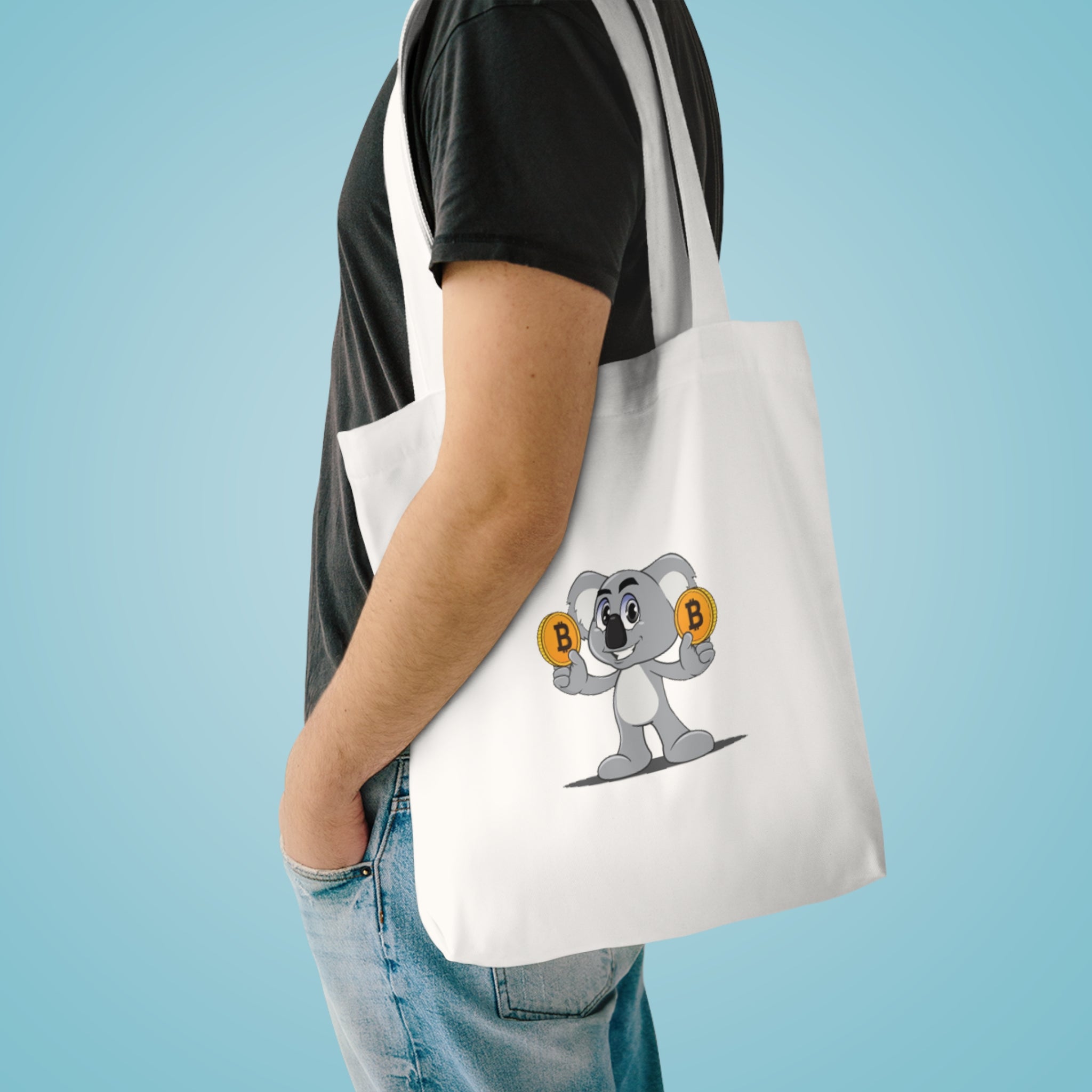Premium 100% Cotton Tote Bag - BTC Koala