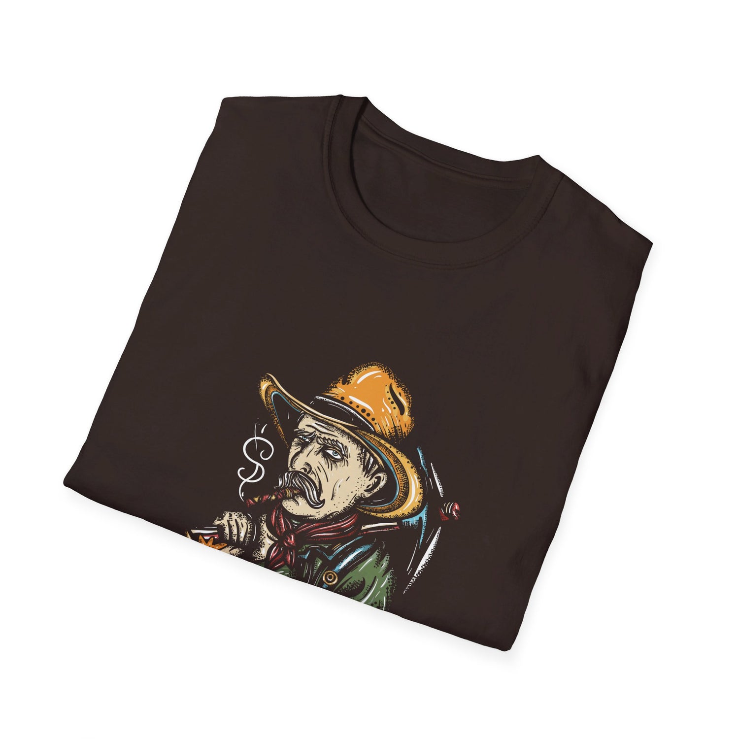 Smoking Bitcoin Man - Cotton T-Shirt