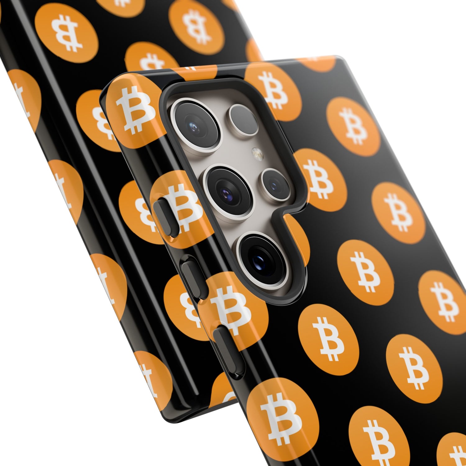 Phone Tough Case - Bitcoin Black Background