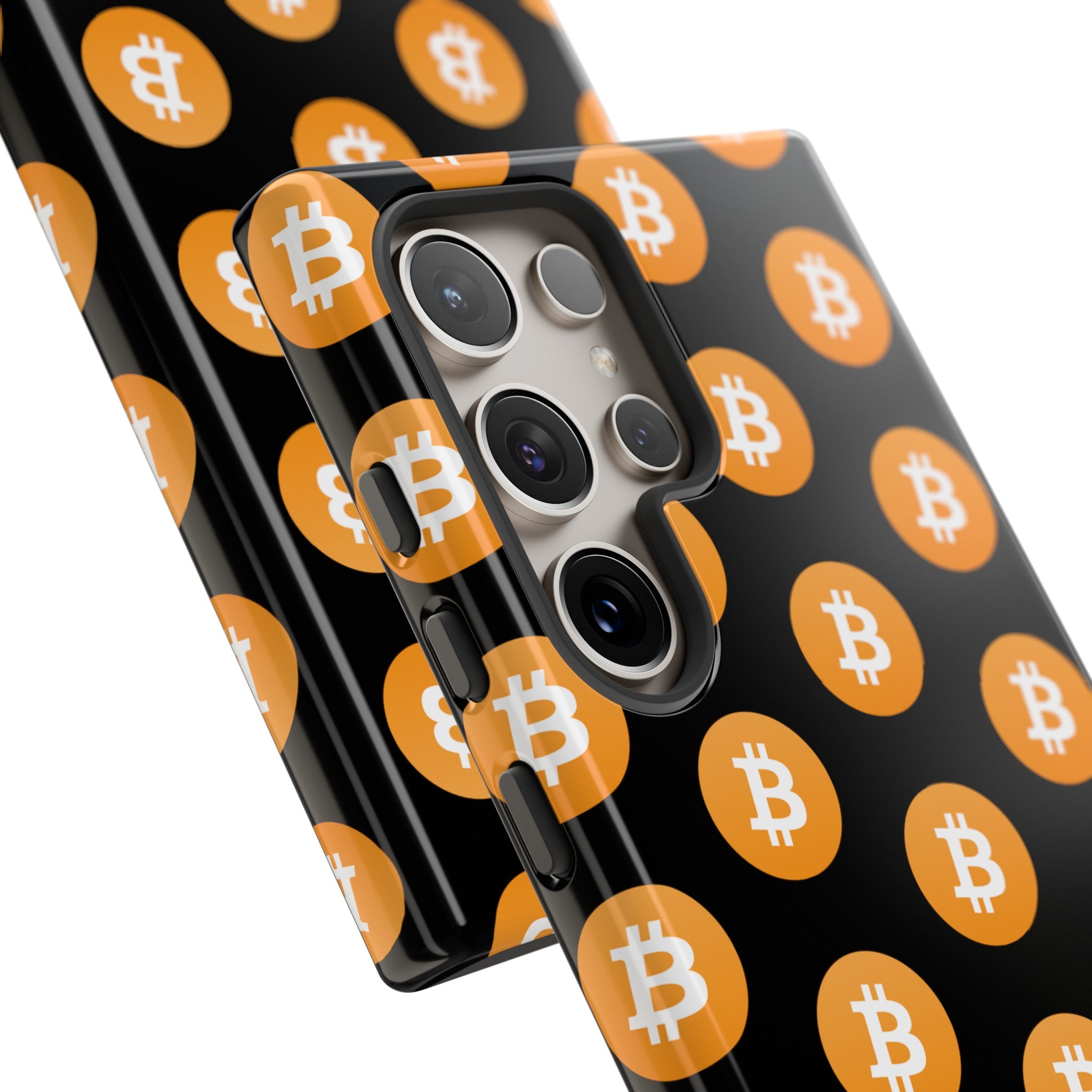 Phone Tough Case - Bitcoin Black Background