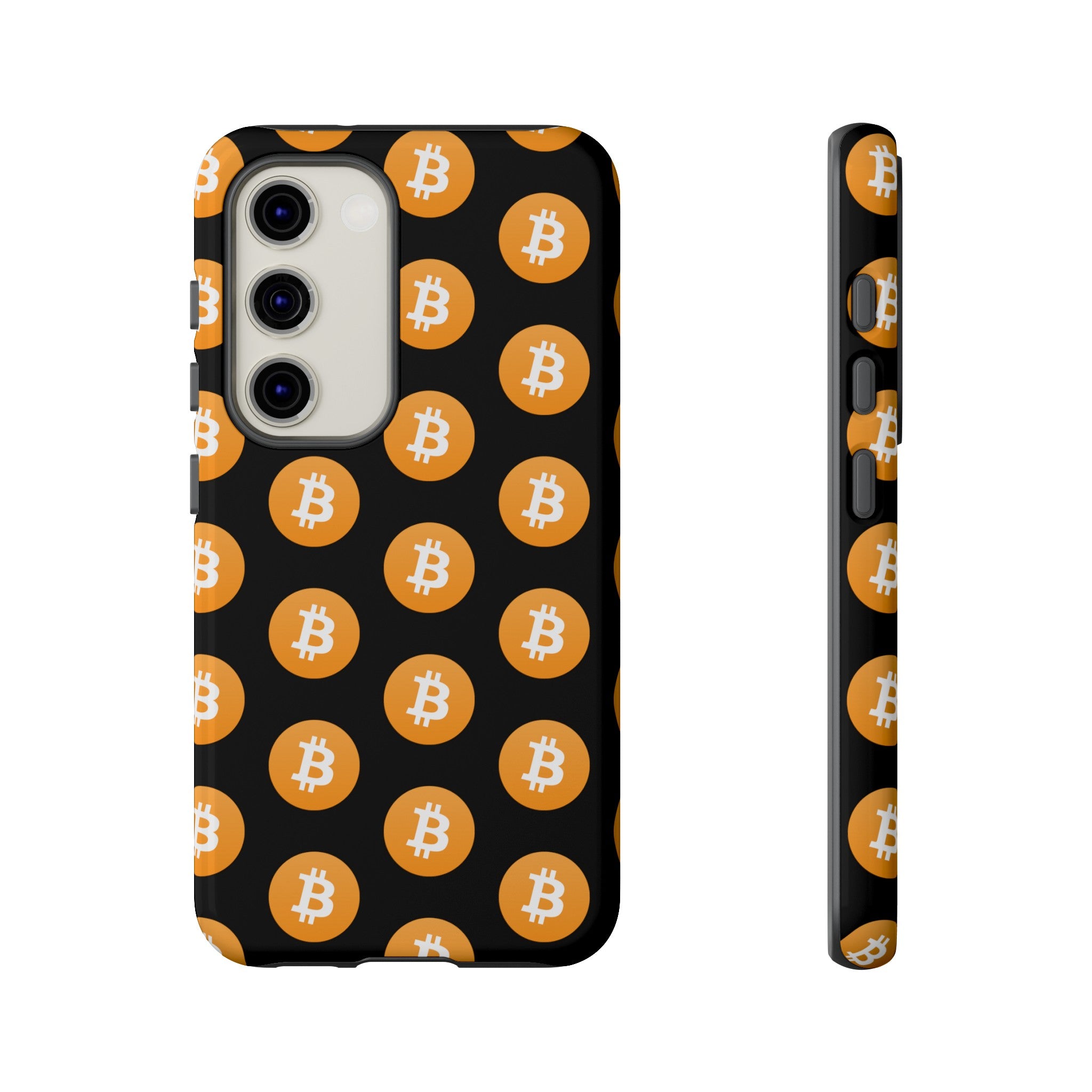 Phone Tough Case - Bitcoin Black Background