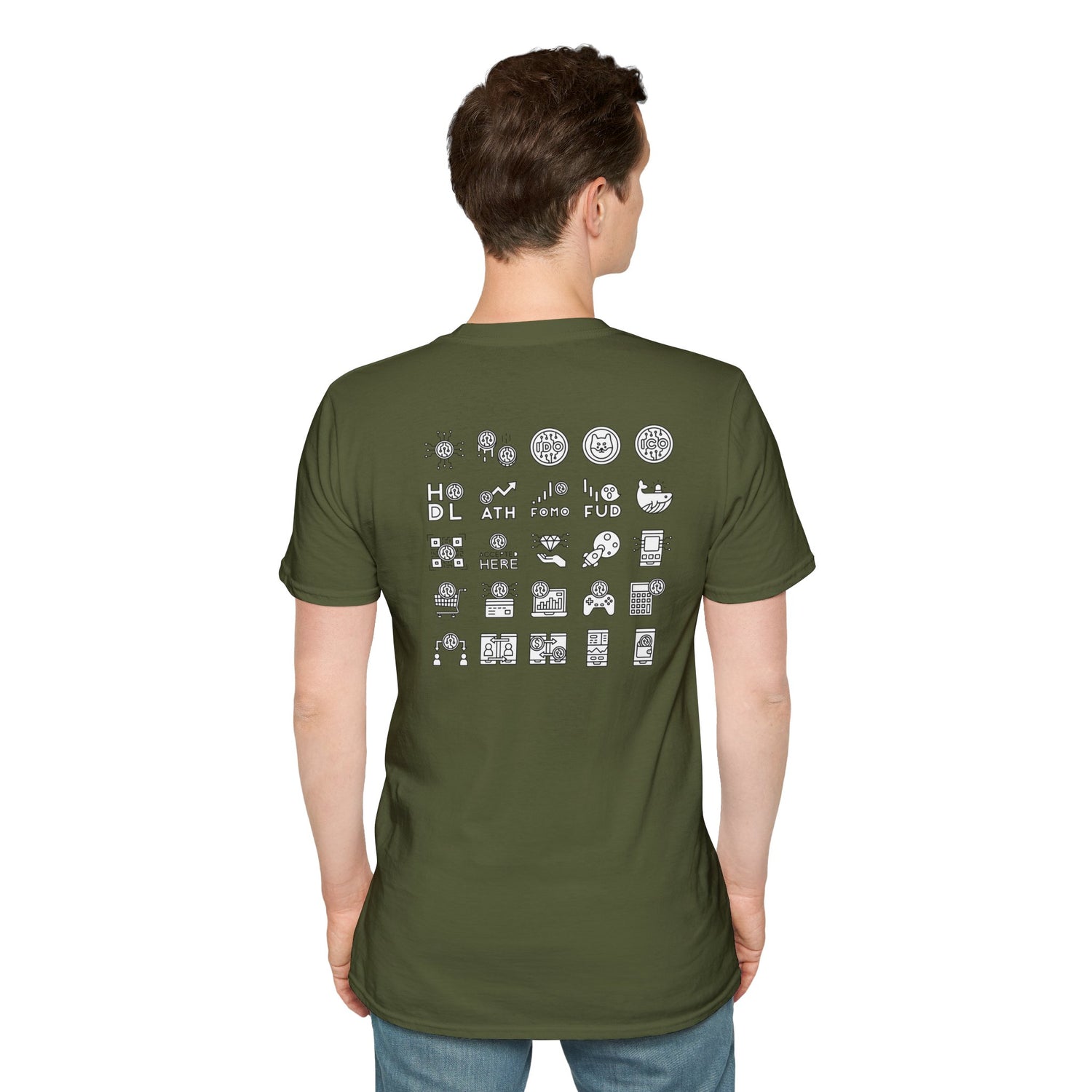 Crypto Symbols - Cotton T-Shirt
