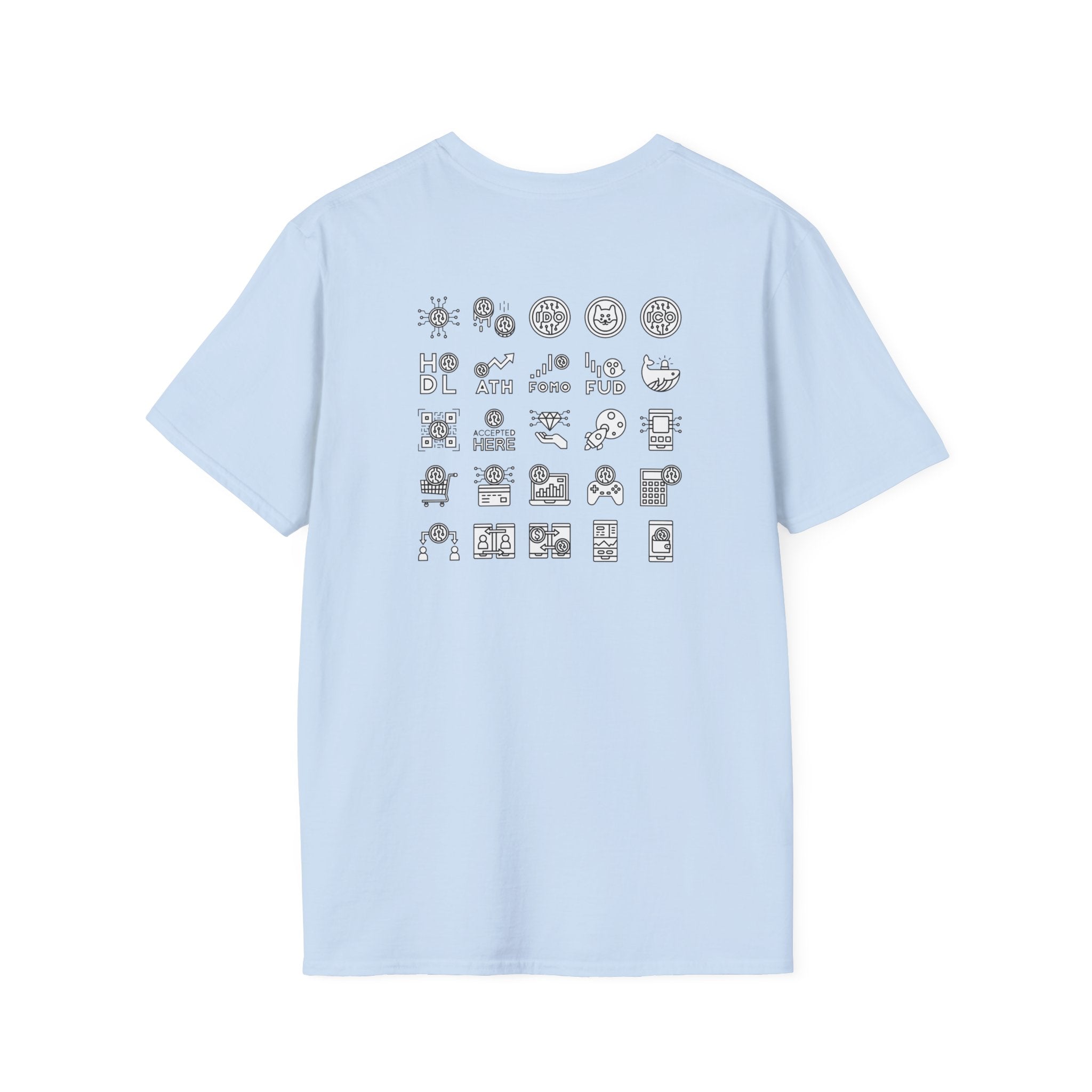 Crypto Symbols - Cotton T-Shirt
