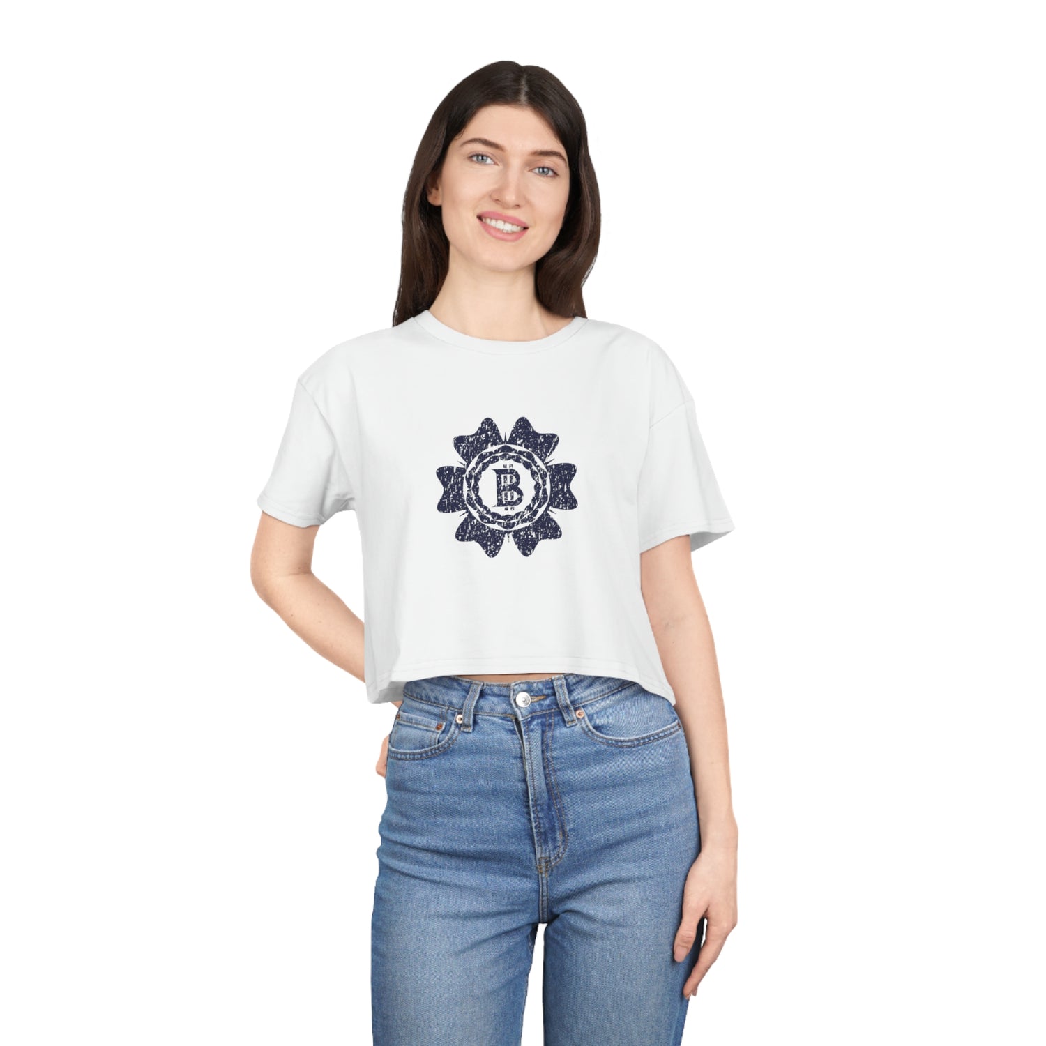 Crop Tee - Bitcoin Stamp