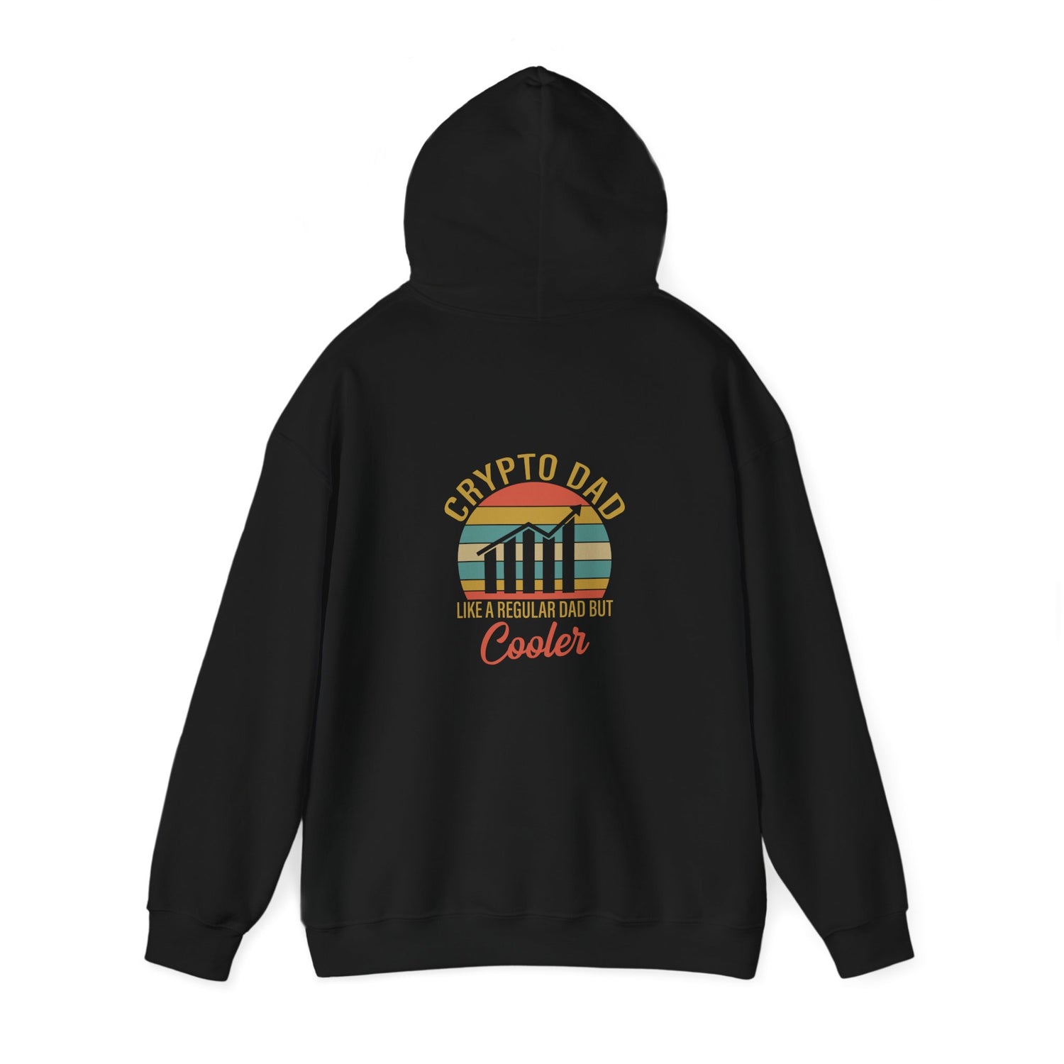 Crypto Dad Like a Regular Dad But Cooler (Back) - Hoodie