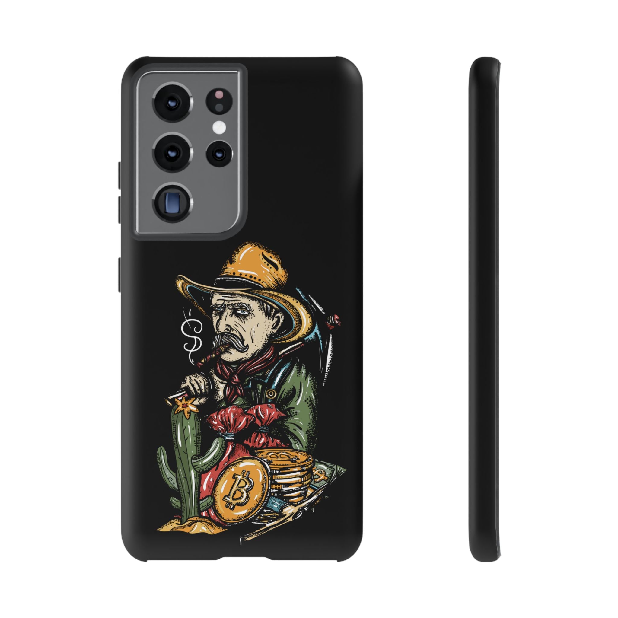 Phone Tough Case - Bitcoin Smoking Man