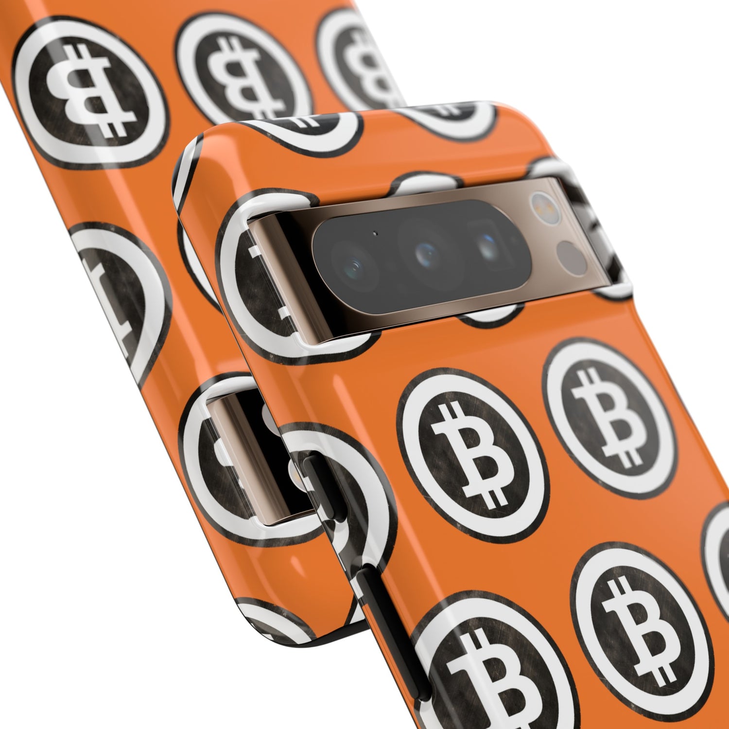 Phone Tough Case - B Logo Orange Background