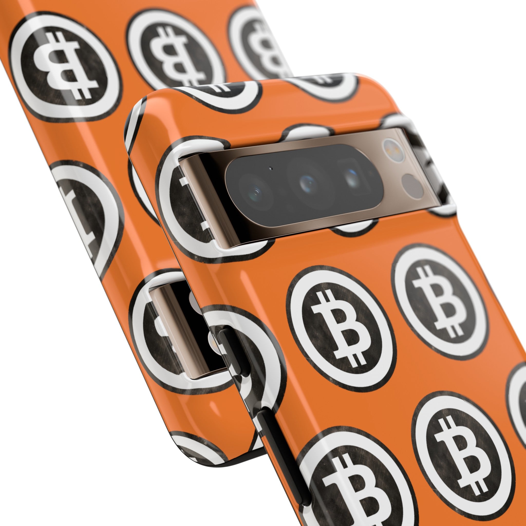 Phone Tough Case - B Logo Orange Background
