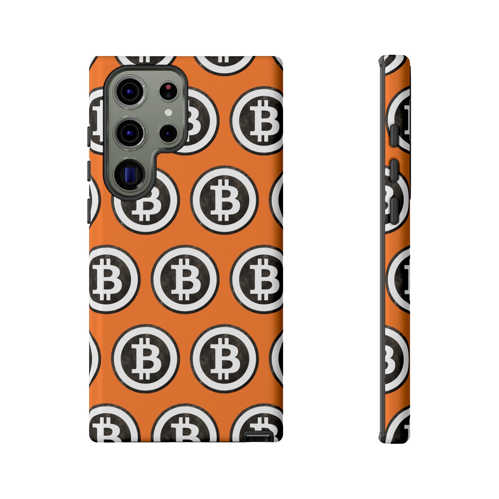 Phone Tough Case - B Logo Orange Background