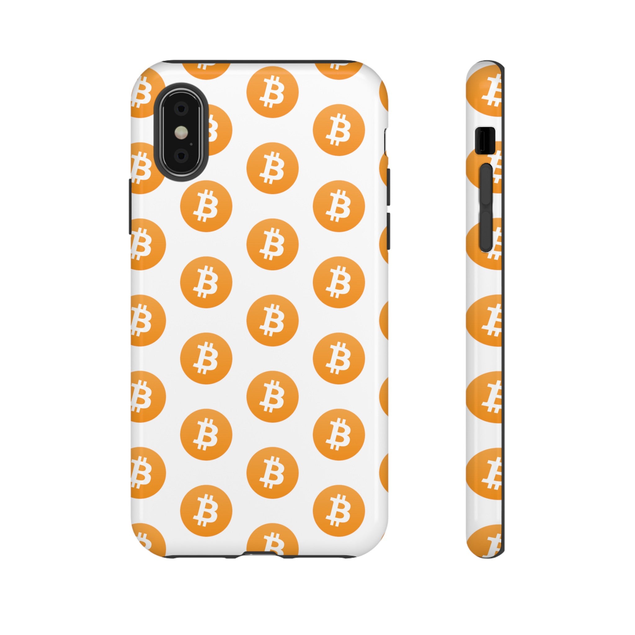 Phone Tough Case - Bitcoin White Background