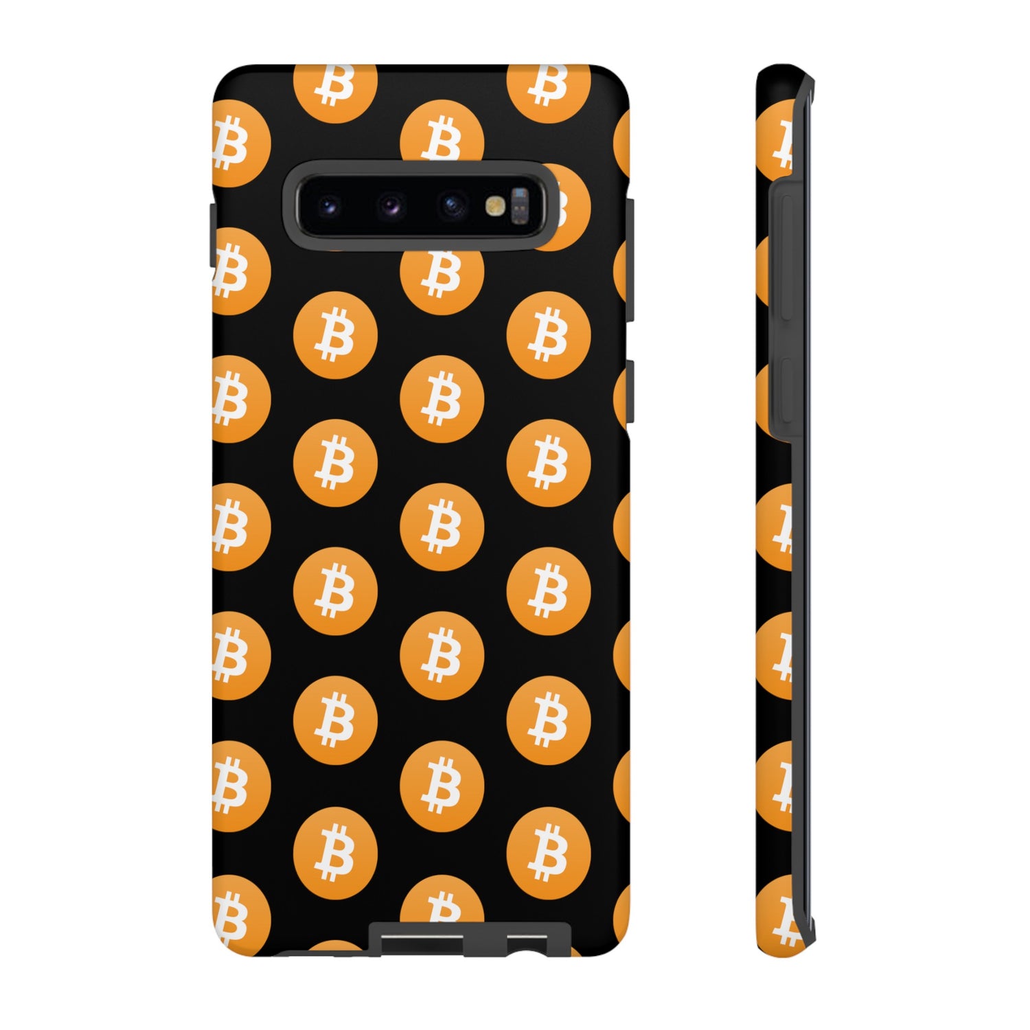 Phone Tough Case - Bitcoin Black Background