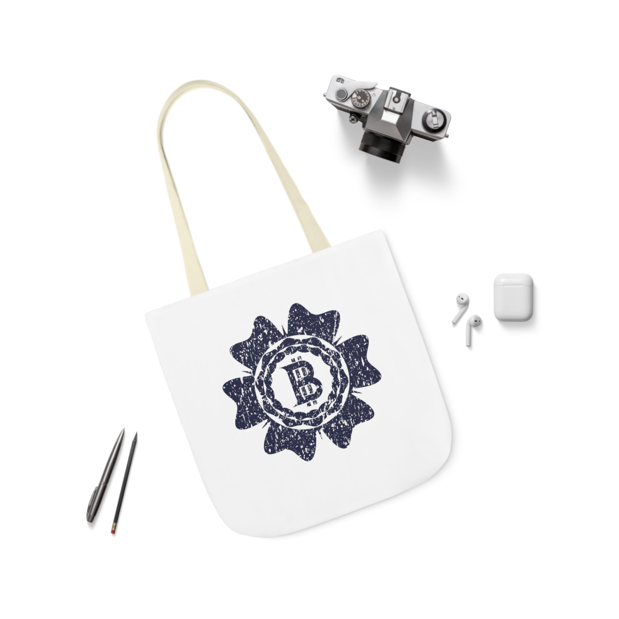 Canvas Tote Bag - Bitcoin Stamp