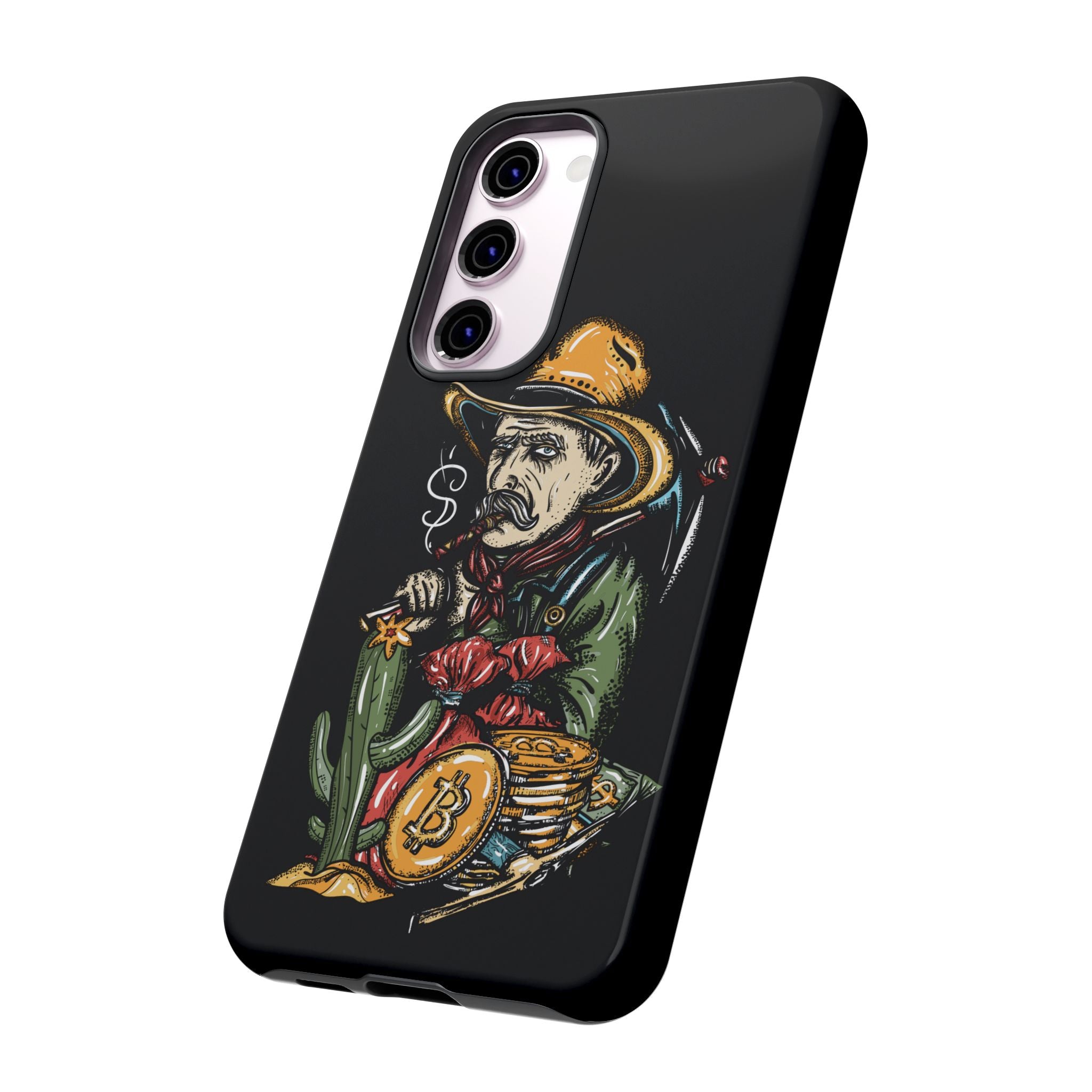 Phone Tough Case - Bitcoin Smoking Man