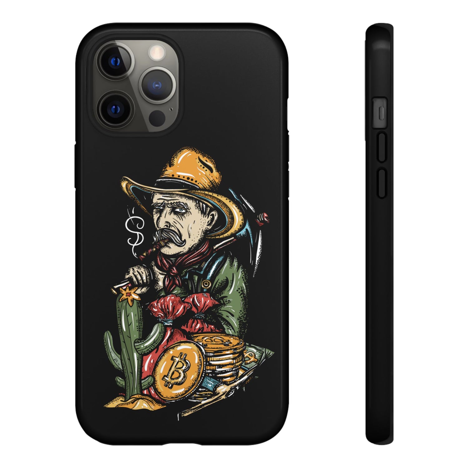 Phone Tough Case - Bitcoin Smoking Man