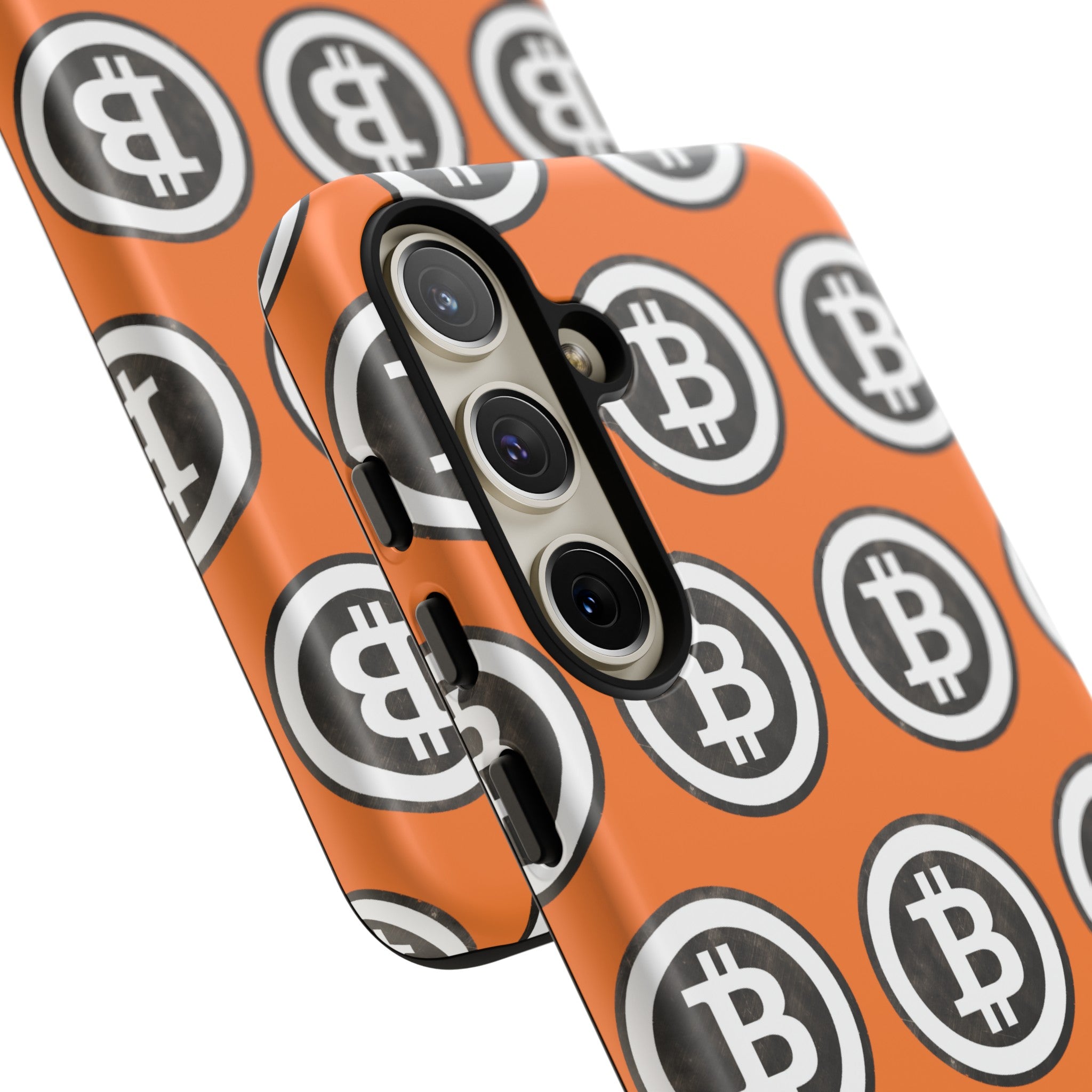 Phone Tough Case - B Logo Orange Background