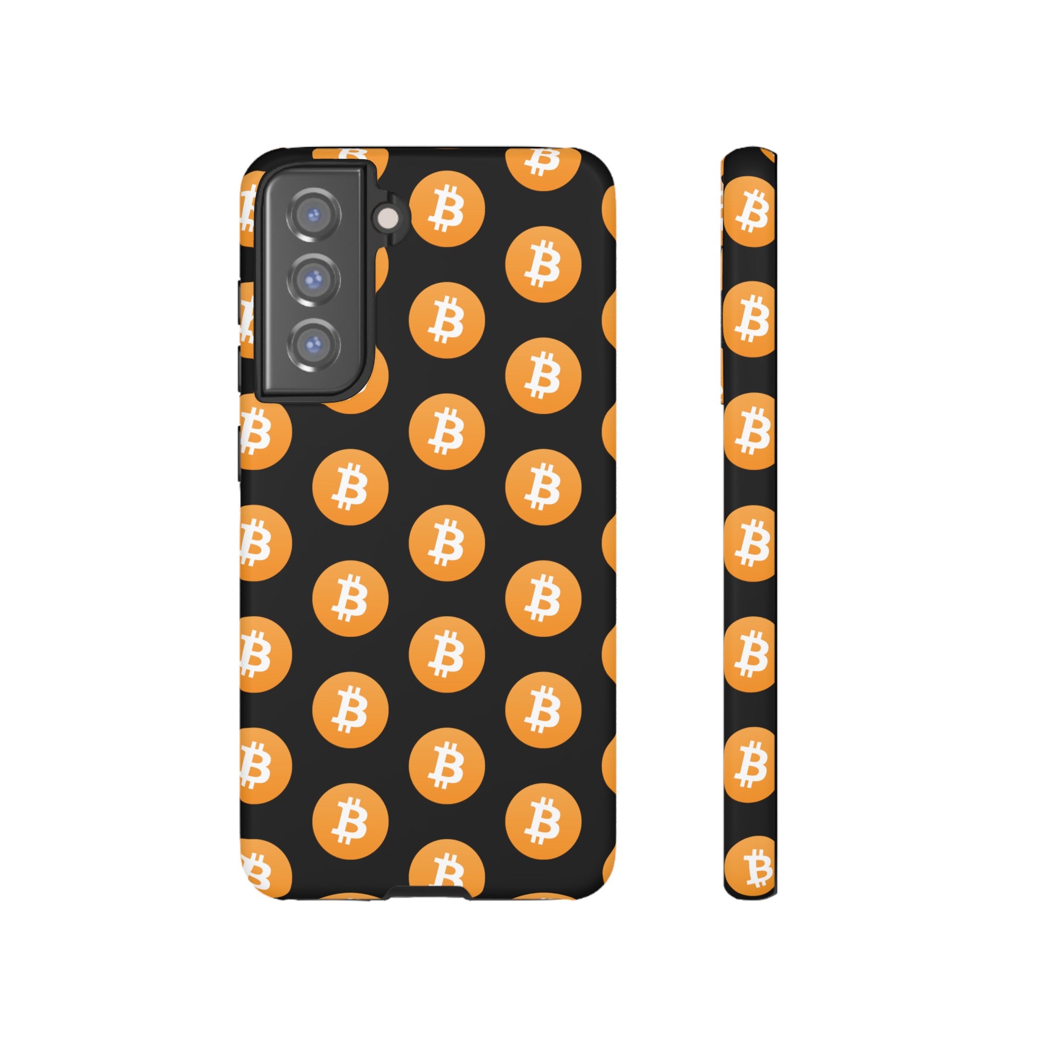 Phone Tough Case - Bitcoin Black Background